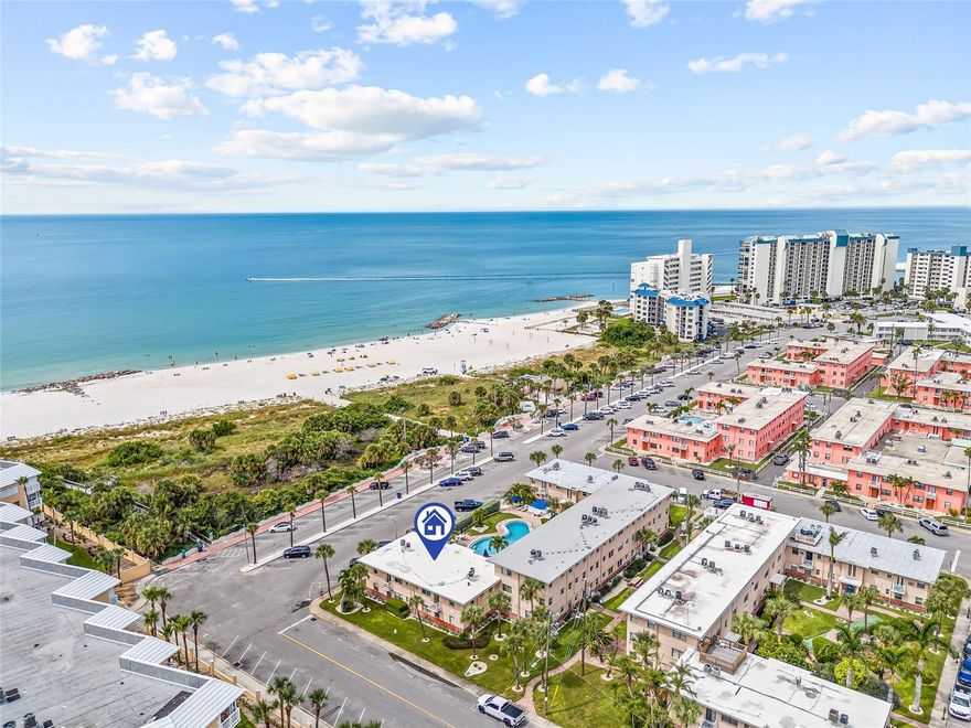 SHORT-TERM RENTALS ALLOWED……..TURNKEY………THIS BUILDING WAS NEVER FLOODED…......… ON THE BEACH………GROUND FLOOR UNIT………COMMUNITY POOL……HOA EVEN COVERS ELECTRIC……..This turn-key, ground-floor condo is perfect for snowbirds, investors, or anyone looking to enjoy the best of both worlds—personal beachside living and reliable rental income. Situated directly across from the world-famous sands of St. Pete Beach, this property places you just steps away from the Gulf while also giving you the ability to generate consistent cash flow. Approved for short-term rentals with a minimum stay of only two nights, it offers a ready-made stream of income when you’re not enjoying it yourself. With demand for vacation rentals in this area at an all-time high, the property is positioned as both a dream retreat and a smart financial investment.
Designed for ease and comfort, this BEACHY VIBE condo offers first-floor convenience with no stairs to climb, plus the reassurance of being in a building that has never flooded. The community features a sparkling resort-style pool, perfect for unwinding after a day on the beach. Ownership is refreshingly simple—your HOA covers it all, including electricity, utilities, flood insurance, and comprehensive property insurance—keeping expenses low and predictable while maximizing your ROI.
Whether you’re planning to escape the cold winters as a seasonal snowbird or capitalize on the strong rental market for year-round returns, this condo delivers peace of mind, passive income potential, and a laid-back coastal lifestyle. With its unbeatable location, proven rental history, and stress-free ownership structure, it’s the perfect blend of fun, freedom, and financial upside in one of Florida’s most desirable beach destinations.