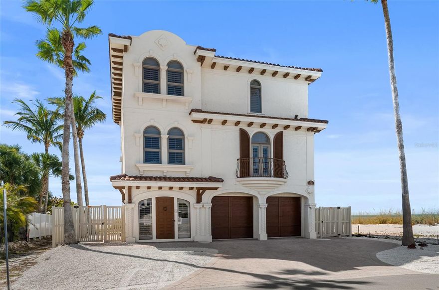 Unobstructed Gulf views define this true Gulf-front home on one of the most desirable stretches of Anna Maria Island. With nothing between the property and the shoreline, the balcony captures nearly three-quarters of a mile of uninterrupted beach frontage—an exceptionally rare vantage point created by the natural contour of the island to the north. Very few homes on AMI offer a view corridor this wide or this direct.

Built in 2005 by Whitehead Construction, a respected builder in Manatee County, the home offers strong bones and a layout well-suited for a modern renovation. The 4-bedroom, 4.5-bath design includes two Gulf-facing decks: one off the main living area and a private third-floor terrace exclusive to the primary suite.

The location is one of the island’s best. Positioned at Coconut and Gulf, the home benefits from quieter traffic patterns while still offering walkable access to Pine Avenue’s coffee shops, restaurants, and boutiques. Sunset views are a nightly event, and beach access is just steps from the door.

Additional features include a private pool, space for a covered outdoor kitchen, and a two-car garage with room for a golf cart and beach gear. At the time of construction, finishes were in the top tier for the island, and the home is now ready for a thoughtful update to match its premier location.

Opportunities like 12106 Gulf are limited on Anna Maria Island. True Gulf-front ownership, a wide and unobstructed view corridor, and a location that delivers both privacy and walkability make this property stand out. Savvy buyers seeking the best views on the island will recognize the significance of this address.