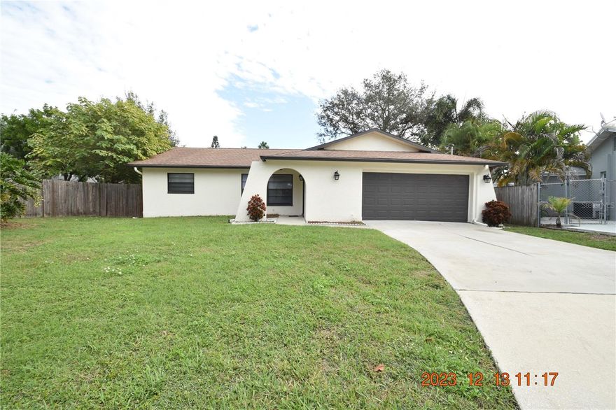 3 Bed/2 Bath Largo Home with 1535 sqft. of living space
2 Car Garage with work bench and storage will keep all of your toys and vehicles out of the sun and rain.
Huge Fenced Yard is great for entertaining family and friends.
Lovely new wood laminate flooring throughout is sure to accentuate any decor!
Open concept great room big enough for living and dining areas
Kitchen Appliances for the chef include refrigerator, dishwasher, and range.
Pantry to store all of your essentials.
Master Bedroom with walk-in closet and full bath for privacy.
Florida Room for added living space!
Window blinds throughout allow in just the right amount of light!
Ceiling fans will be sending you a cool breeze!
Efficient Central AC and Heat will keep you comfy year round.
Washer and Dryer Included, of course!
Convenient to Shopping with groceries, retail and restaurants near by.