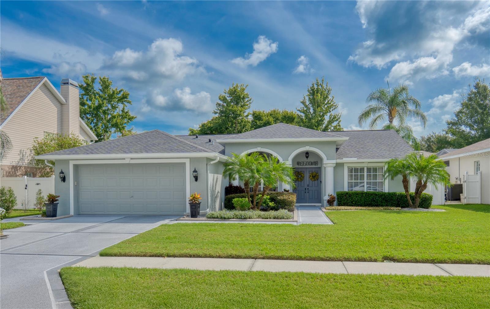 Beautiful home located in the desirable Rosewood community in River Ridge, a community with low HOA fees and no CDD fees. This home features a split floor plan with 4 generous bedrooms and 2 full bathrooms, offering plenty of space for family, guests, or a home office. The primary bedroom complete with a walk-in closet and an en-suite bathroom, featuring dual sinks, a separate shower and a garden tub.
The kitchen boasts elegant granite countertops and stylish wood cabinets, with plenty storage, perfect for cooking and entertaining . Step outside to the enclosed patio, ideal for relaxing or hosting gatherings, and enjoy the privacy of a fully fenced backyard, great for entertaining and outdoor activities.
Situated in a prime location and close to major routes including the Suncoast Parkway, making commute times a breeze. Enjoy the outdoors with nearby Starkey Wilderness Park, perfect for hiking, biking, and nature enthusiasts.
Whether you're relaxing in the comfortable living spaces, preparing meals in the beautiful kitchen, or exploring the nearby parks, this home provides a perfect blend of comfort and convenience. Don’t miss the opportunity to make this lovely house your new home!