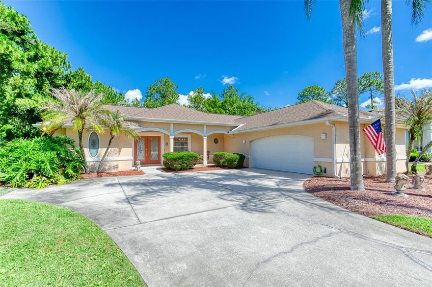 Tucked within one of Ormond Beach's most established and well-regarded communities, 29 Canterbury Woods offers the kind of home that checks every box without feeling like it was designed to. Set on a generous third-of-an-acre lot in Shadow Crossings of Hunters Ridge, this 3-bedroom, 2-bathroom residence spans just over 2,000 square feet of well-appointed living space with a floor plan that simply works.
From the moment you step inside, the soaring vaulted ceilings and open layout create a sense of space and easy flow that carries throughout the entire home. Natural light fills the main living areas, connecting the formal dining room, grand living room, and eat-in kitchen in a way that feels both comfortable and refined. The kitchen itself looks directly out to the backyard — a detail that proves surprisingly easy to love.
The split-bedroom layout offers genuine privacy. The primary suite is set apart from the secondary bedrooms, with its own access to the screened lanai and enough space to feel like a true retreat. The secondary bedrooms are well-sized and versatile, and the oversized 2-car garage rounds out a floor plan that has been thoughtfully considered at every turn.
Step outside and you'll find a private pool that has been fully refreshed for its next owner — resurfaced, reheated with a brand-new pool heater, and outfitted with new underwater lighting, all completed in 2025. A brand-new roof was also installed in 2025. These are meaningful investments that mean you can move in with confidence, knowing the major systems have been addressed and are ready to perform.
The screened lanai bridges indoor and outdoor living beautifully, and the backyard itself is peaceful, private, and framed by mature surroundings that give it a park-like quality.
Beyond the property, Hunters Ridge delivers an amenity-rich lifestyle — a clubhouse, community pool, tennis courts, a scenic lake with a fishing pier, and sidewalk-lined streets throughout. Top-rated schools, shopping, dining, and easy highway access are all within a short drive, with the Atlantic coast just minutes beyond that.
29 Canterbury Woods is a well-maintained, move-in ready home in a community that speaks for itself. For the buyer looking for space, privacy, a beautiful pool, and the peace of mind that comes with recent major upgrades — this one is worth a close look