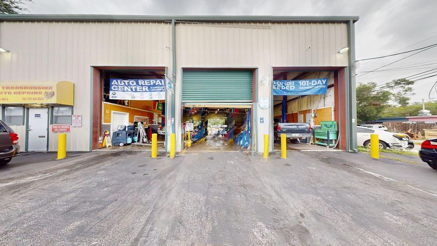 The possibilities are limitless! Situated on a corner lot, is your opportunity to invest in an industrial property that has multiple uses for this parcel. This structure could easily convert this into a brewery, or a micro brewery if you desire to adapt to your surrounding area. That would be blocks distant from a new development of 264 units of apartment housing. This half acre lot is located centrally in the heart of  sunshine city "St. Petersburg". Minutes away from downtown. Easy access to both 75 and 275 interstates. Leave it as an auto-shop if you wish, as this is a business where the clientele is non-stop.