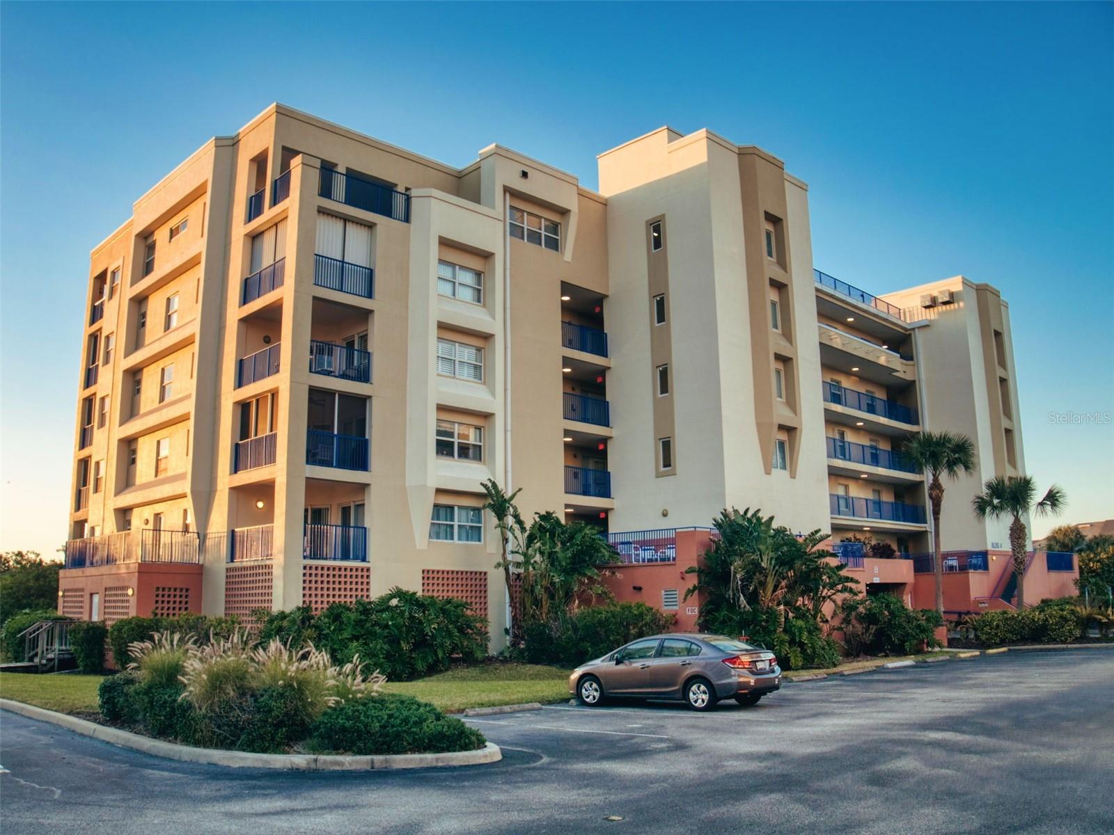 THIS BEAUTIFUL PARTIALLY FURNISHED TWO BEDROOM CONDO IN OCEAN WALK. THE SECOND BEDROOM CAN BE A BEDROOM OR AN OFFICE AND HAS NEW LUXURY VINYL PLANKING FLOORING AND BASEBOARDS THROUGH OUT THE UNIT. COMPLETELY UPDATED WITH GRAINTE COUNTERTOPS, NEW 2025 STAINLESS STEEL APPLIANCES, SLIDERS HAVE NEW 2025 VERTICAL BLINDSAND A BRAND-NEW 2022 AC. THIS BUILDING HAS COMPLETED AN EXTENSIVE EXTERIOR RENOVATION A LITTLE OVER THREE YEARS AGO AND IS MOVE IN READY WITH BEAUTIFUL FURNISHINGS, QUEEN SOFA SLEEPER. YOU WILL NOT WANT TO MISS THIS OPPORTUNITY TO LIVE JUST SHORT DISTANCE TO THE BEACH, CLUBHOUSE AND POOL. VIEW WILDLIFE AND BEAUTIFUL FLORIDA SUNSETS OVER THE SALT MARSH NATURE PRESERVE AND NATURE PATHS FROM YOUR COVERED LANAI. MAIN BEDROOM HAS LARGE CLOSET, DOUBLE SINKS IN THE OVERSIZED BATHROOM, AND IN MAIN BEDROOM SEPARATE SLIDERS TO THE LANAI. THE DINING ROOM, LIVING ROOM COMBINATION GIVES THE UNIT THAT LARGE AND HAS SLIDERS TO THE LANAI WHICH GIVES A SPACIOUS AND BRIGHT FEELING OF LIVING IN THE PERFECT CONDO. THE BREAKFAST BAR IN THE KITCHEN IS CONVENIENT FOR SERVING AND FOOD PREPARATION. LOTS AND LOTS OF CLOSETS AND STORAGE. THE CONVENIENCE OF THE UNDER-BUILDING GARAGE AND BEING CLOSE TO THE ELEVATOR MAKES SHOPPING AND TRANSPORTING GROCERIES AND OTHER GOODS EASY WHILE PROTECTING YOUR AUTOMOBILE FROM THE ELEMENTS. AN ADDITONAL LARGE STORAGE CLOSET IS LOCATED CLOSE TO THE UNIT