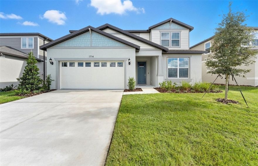 One or more photo(s) has been virtually staged. Move in Ready Available NOW!! Enjoy all the benefits of a New Construction Home in the Pulte Homes community of Silverlake, ideally located in Lake Alfred, FL, just minutes from I-4 and US-17. This community provides easy access to Lakeland and the Greater Orlando Area and will offer resort-style amenities, including a covered cabana clubhouse, pool, playground, and more. Plus, this community is Water Start Certified, so you’ll enjoy monthly energy savings!
Featuring the popular Yellowstone floor plan, this home has the space you’ve been looking for. The designer kitchen showcases a large center island, white cabinets, quartz countertops with a 3"x6" white tiled backsplash, Whirlpool stainless steel appliances including a refrigerator, dishwasher, microwave, and range, and a large single-bowl sink.
The bathrooms have matching white cabinets and quartz countertops and dual sinks in the Owner's bath. There is 18”x18” floor tile in the main living areas, baths, and laundry room, and stain-resistant carpet in the bedrooms and loft. 
This home has an ideal layout with a 1st-floor bedroom with full bath, oversized loft, versatile flex room, convenient 2nd-floor laundry room with a Whirlpool washer and dryer, walk-in closets in 4 of the 5 bedrooms, storage under the stairs, a large, covered lanai, and a 2-car garage with epoxy flooring.
Additional upgrades include 4 LED downlights in the gathering room, pendant pre-wiring in the kitchen, upgraded door hardware, window blinds throughout, whole house cabinet hardware, pocket sliding glass door at gathering room and a Smart Home technology package with a video doorbell. 
Enjoy peace of mind with Pulte’s transferable, 10-year Limited Structural Warranty that covers materials and workmanship in the 1st year, workability of plumbing, electrical, HVAC, and other mechanical systems through the 2nd year, various types of water infiltration and internal leaks through the 5th year, and the structural integrity of the home through the 10th year. Plus, we’re currently offering limited-time incentives and below-market rates!