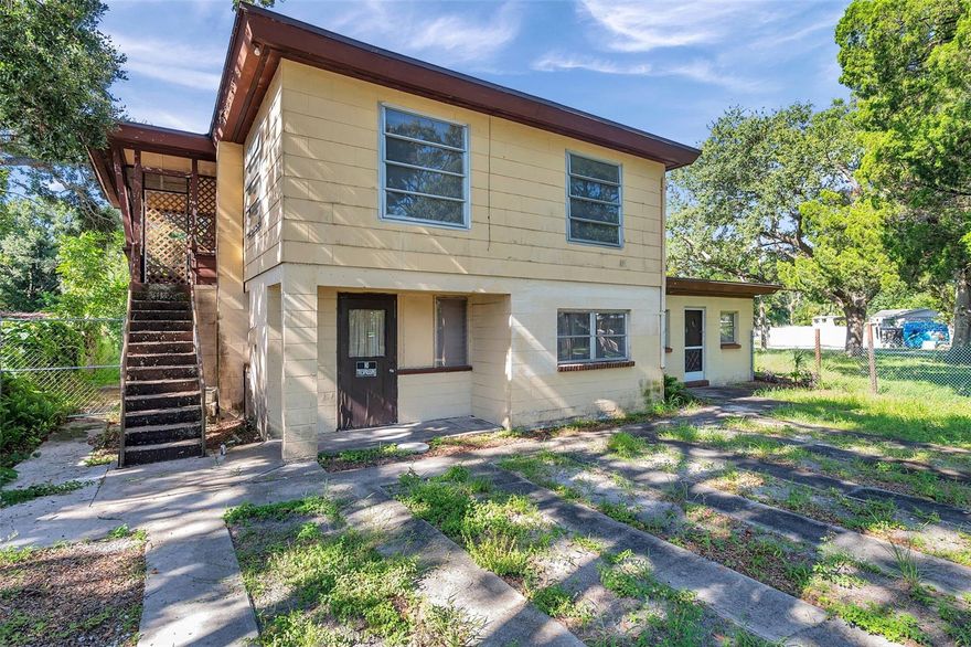 Back on market! No fault of Seller. Previous listing had multiple offers. Versatile Investment Opportunity in Unincorporated St. Pete!
Tucked away on a spacious 0.27-acre lot, this rare concrete block 5-unit property offers both income potential and development flexibility—all in an X flood zone with no city restrictions. The main home features 4 bedrooms and 2 bathrooms and could easily be separated for owner-occupancy while renting out the other units. Also included: a 2-bedroom, 1-bath unit and three additional 1-bedroom, 1-bath units—ideal for long-term tenants or short-term rental possibilities.
With ample room for expansion, redevelopment, or even splitting the lot into two buildable parcels, this property is a strategic play for investors, developers, or those dreaming of house-hacking in sunny Pinellas County. Don't miss this chance to tour a truly unique setup—schedule your private showing today!