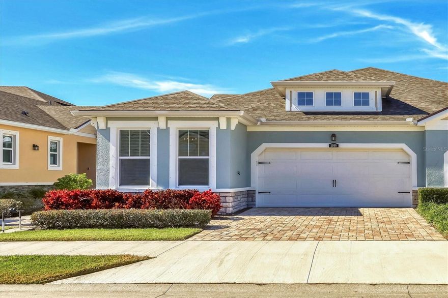 A beautiful, rare corner-unit, single-story residence in the gated Enclave at Forest Lakes, ideally located in the heart of Sarasota. This meticulously maintained home offers privacy, natural light, and an open layout designed for effortless living, all just minutes from Siesta Key Beach, downtown Sarasota, major highways, shopping, dining, and everyday conveniences.
Featuring 2 bedrooms, a dedicated office/den with double French doors, and 2 bathrooms, the home showcases over $60,000 in builder upgrades. Interior highlights include 9-foot ceilings, 8-foot paneled doors, rich hardwood flooring throughout, and stylish tile in both bathrooms. The chef’s kitchen is a standout with light cabinetry, pull-out storage features, quartz countertops, a large island with a breakfast bar, stainless steel appliances, and a marble backsplash.
The primary suite serves as a private retreat with a tray ceiling and a spa-like bath offering a walk-in shower, dual sinks, quartz counters, and ample storage. The great room opens to a full-width covered and screened lanai with remote-controlled fans and ceiling speakers, creating an ideal indoor-outdoor living space.
Residents enjoy maintenance-free living with access to a heated resort-style pool, pavilion, dog park, and nearby Legacy Trail access. This corner-unit home combines luxury, privacy, and a central Sarasota location that puts beaches, culture, recreation, and shopping all within easy reach.