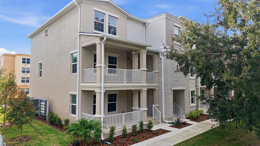 Brand new beautifully appointed townhome conveniently located in South Tampa. This three-story townhome features 4 bedrooms, 3.5 bathrooms, and an attached 2 car garage. The first floor showcases the first bedroom that can be used as an office, guest room, or as a flex space. Adjacent to the bedroom is a full size bathroom. Relax and retreat on the second floor with the open concept floor plan that includes the living and dining area. The kitchen includes quartz countertops, a large kitchen island, and stainless steel appliances. The third floor showcases the remaining bedrooms, including the primary suite, and a laundry room with built in cabinets. The second and third bedrooms are adjacent to a full size bathroom. The primary suite comes complete with a large walk-in closet and an en suite bathroom with a dual sink vanity. Conveniently located and close to nearby shopping, restaurants, and downtown Tampa.