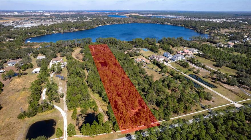 Nestled on the serene shores of Lake Hendon in St. Cloud, Florida, this expansive 5-acre vacant land parcel is a builder's dream come true. With stunning lake views and ample space to design your perfect retreat. This property offers endless possibilities. Lush greenery surrounds the area, providing a tranquil escape while still being conveniently located near local amenities and major highways. Enjoy the beauty of nature at your doorstep, and take advantage of the area's growing real estate market. Whether you're looking to build a family home or invest in a lucrative Single Family Residential Project this parcel is primed for success.
Discover the perfect canvas for your dream home on this stunning 5-acre vacant land parcel located on the serene shores of Lake Hendon in St. Cloud, Florida. Ideal for a single family builder, this property offers an expansive space surrounded by nature, providing a tranquil retreat while still being conveniently close to urban amenities. Imagine waking up to picturesque views, enjoying recreational activities right at your doorstep, and creating a custom residence tailored to your lifestyle. With ample room for creativity, this builder-friendly lot is zoned for residential development, making it a prime investment opportunity in a rapidly growing area. Don’t miss out on the chance to make your dreams a reality in this idyllic setting!