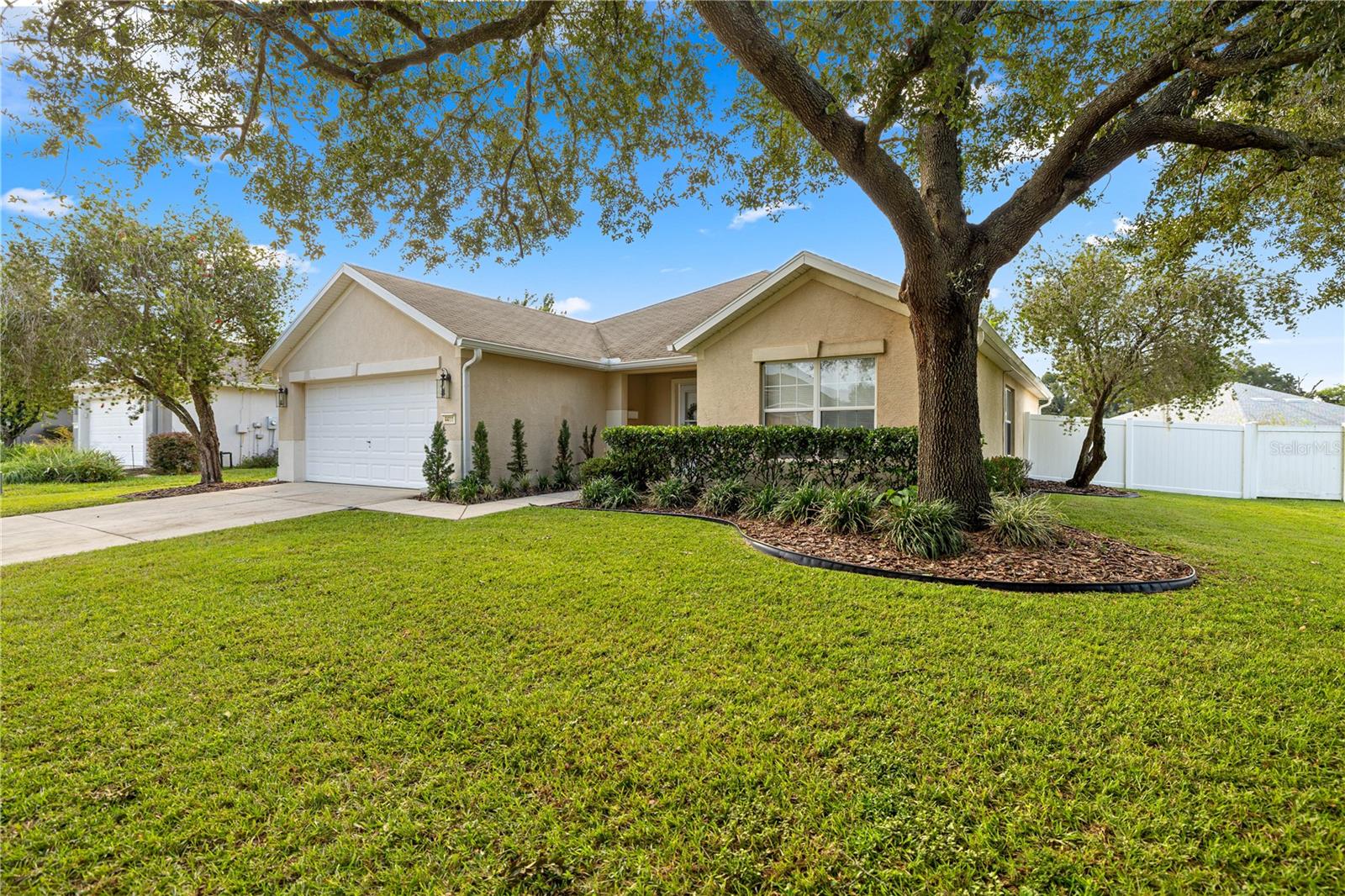 Welcome to this beautifully maintained 2-bedroom, 2-bathroom home with a versatile office or flex room, located in the sought-after gated community of Red Hawk in Fore Ranch. This light and bright home offers an open-concept floorplan with tile flooring in the main living areas and office, brand new carpet in the bedrooms, and fresh interior paint throughout. Enjoy the convenience of an indoor laundry room and the comfort of a spacious 29' x 10' covered back porch—perfect for relaxing or entertaining—overlooking a large, private backyard with low-maintenance vinyl fencing.
As a resident of Fore Ranch, you'll have access to a wide range of resort-style amenities including a heated pool, splash park, tennis, volleyball and basketball courts, football and soccer fields, as well as miles of paved walking and biking paths. The community clubhouse features family rooms, a business center, and a fully equipped fitness center.
Don’t miss this opportunity to enjoy comfort, space, and an unbeatable lifestyle—all in one location!