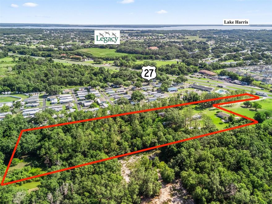 Incredible opportunity to own 7 acres of high-exposure commercial land directly on US Highway 27 in Leesburg, Florida. Site preliminarily approved for 7 warehouses at 52,000 square feet.
Sales price of acreage with preliminary approval is $3,499,000
Contractor on stand by for a build out of $2,800,000.
Out parcel available at 1.5 acres for $900,000. 
With excellent frontage along a major thoroughfare, this property offers unmatched visibility and accessibility—ideal for retail, office, industrial, or mixed-use development. Located in a rapidly growing corridor surrounded by national retailers, medical facilities, and residential communities, this site is well-positioned for future growth and investment. Whether you're a developer or investor, this is a rare chance to secure a sizable commercial tract in one of Central Florida’s most active markets. Utilities available nearby. Zoning allows for a wide range of commercial uses.