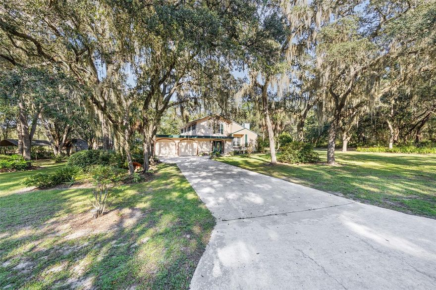 Nestled on a spacious 1.53-acre lot in a highly convenient Ocala location, this two-story pool home offers a unique opportunity to enjoy modern updates with room to add your personal touch. Many of the big-ticket improvements have already been completed for you—roof (2020), septic lift station (2020), well replaced (2025), HVAC units (2019 & 2023)—providing peace of mind for years to come.
Inside, the home features a remodeled kitchen with 2021 appliances, updated cabinetry, granite countertops, and a cozy breakfast nook, ideal for family gatherings. Freshly painted rooms in 2025 bring a bright, welcoming feel throughout. Luxury vinyl floors added in the bedrooms & living room (2025). A wood-burning fireplace creates a warm focal point in the main living area, while both a formal living room and a family room offer flexible spaces for entertaining or relaxing.
Upstairs, the bedrooms are privately tucked away, offering comfort and quiet with plenty of natural light. The property’s generous footprint allows for endless possibilities—whether you envision expanding outdoor living spaces, or simply enjoying the privacy of your surroundings.
Located just minutes from shopping, dining, hospitals, and downtown Ocala, this home blends convenience with potential. With so many essential updates already complete, this is your chance to bring your vision to life in one of Ocala’s most accessible and desirable areas.
