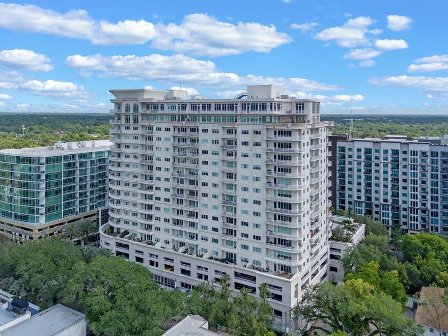 Welcome to Penthouse 119, an unparalleled residence at the most sought-after address in downtown Orlando. Opportunities to acquire a penthouse of this scale and sophistication are rare—this is truly a one-of-a-kind offering. From the expansive, wraparound terrace, soak in breathtaking panoramic views of the city skyline where every angle exudes elegance.

As you step through the grand foyer, you are immediately greeted by an exquisite display of craftsmanship: lustrous marble floors, custom-designed wallpaper, double tray ceilings, and ambient lighting that casts a soft glow over embossed crown molding. Towering floor-to-ceiling windows flood the space with natural light, creating a perfect harmony of luxury and openness.

This magnificent home features three spacious bedroom suites, including dual master retreats, one complete with a serene sitting area and a built-in library. Private balcony access from each bedroom to the expansive wrap-around, panoramic views of downtown and the city.  A private office with custom cabinetry offers an ideal space for work, while the theater room provides the ultimate in-home entertainment experience.

Exclusive to Penthouse 119, four assigned parking spaces in the secure, gated garage provide convenience and ease. Additionally, two electric car charging stations are available for rent, ensuring that all your needs are met with the utmost attention to detail.

The Sanctuary offers the epitome of full-service living, with a dedicated concierge team to cater to your every need. Step outside and find an array of world-class dining and retail options just moments away. The building’s premier amenities include a resort-style pool with private cabanas, grilling stations and the cutting-edge fitness center ensures you can maintain your lifestyle with ease. Unwind in the luxurious sauna and steam rooms or entertain in the resident’s lounge, which features a media room and catering kitchen for hosting unforgettable events.

Within walking distance to the Kia Center, Publix, boutique shopping, and vibrant nightlife, this residence presents the perfect balance of luxury living and urban convenience. The Orlando Executive Airport is just a 10-minute drive, providing effortless access to both domestic and international travel.

Penthouse 119 at The Sanctuary is not just a home; it’s an experience—where location, design, and luxury converge.  Property may be under AV surveillance.