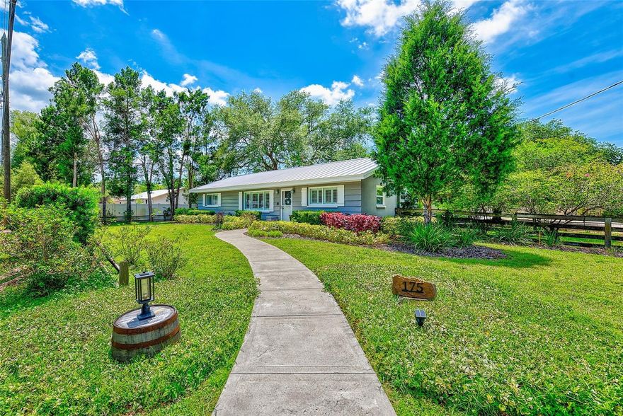 Rarely does a property like this come available in the heart of Palm Harbor! Situated on just over a half acre, 175 Riviere Road offers the perfect blend of meticulously maintained living space, premium upgrades, and an extraordinary 30’ x 40’ air-conditioned workshop/garage designed for hobbyists, collectors, entrepreneurs, or anyone needing exceptional storage and workspace. Check out the Virtual Tour Link#1

This beautifully cared-for 3-bedroom, 2-bathroom home showcases pride of ownership throughout. Inside, you’ll find thoughtful updates, including newer A/C ducts, Ring security system, extra ceiling insulation for enhanced energy efficiency, plantation shutters, and a tankless water heater. Both bathrooms have been tastefully renovated with elegant porcelain tile and spacious walk-in showers, while the primary suite features a luxury Toto bidet for added comfort.

The property’s outdoor features are equally impressive, with well water supplying the underground sprinkler system servicing the front and side yards—helping maintain lush landscaping efficiently and economically.

The true showstopper is the massive 30’ x 40’ air-conditioned workshop/garage/toy storage building. Built for versatility and functionality, this incredible space includes:

Its own bathroom with tankless water heater
Double garage doors
Separate 200-amp electrical service
Side-entry access
Additional ceiling insulation
Oversized Big Ass Fan
Six Big Ass LED high-output lights
Exterior water connection

Whether you need space for vehicles, boats, RVs, hobbies, business equipment, or a dream workshop, this one-of-a-kind structure delivers endless possibilities.

Enjoy the rare opportunity to own a move-in-ready home with substantial land, modern upgrades, and a truly exceptional detached workshop—all in a highly desirable Palm Harbor location close to top-rated schools, parks, shopping, dining, and Gulf beaches. Stone bench, 4 stone bird baths and Stained glass light shade in guest room do not convey.