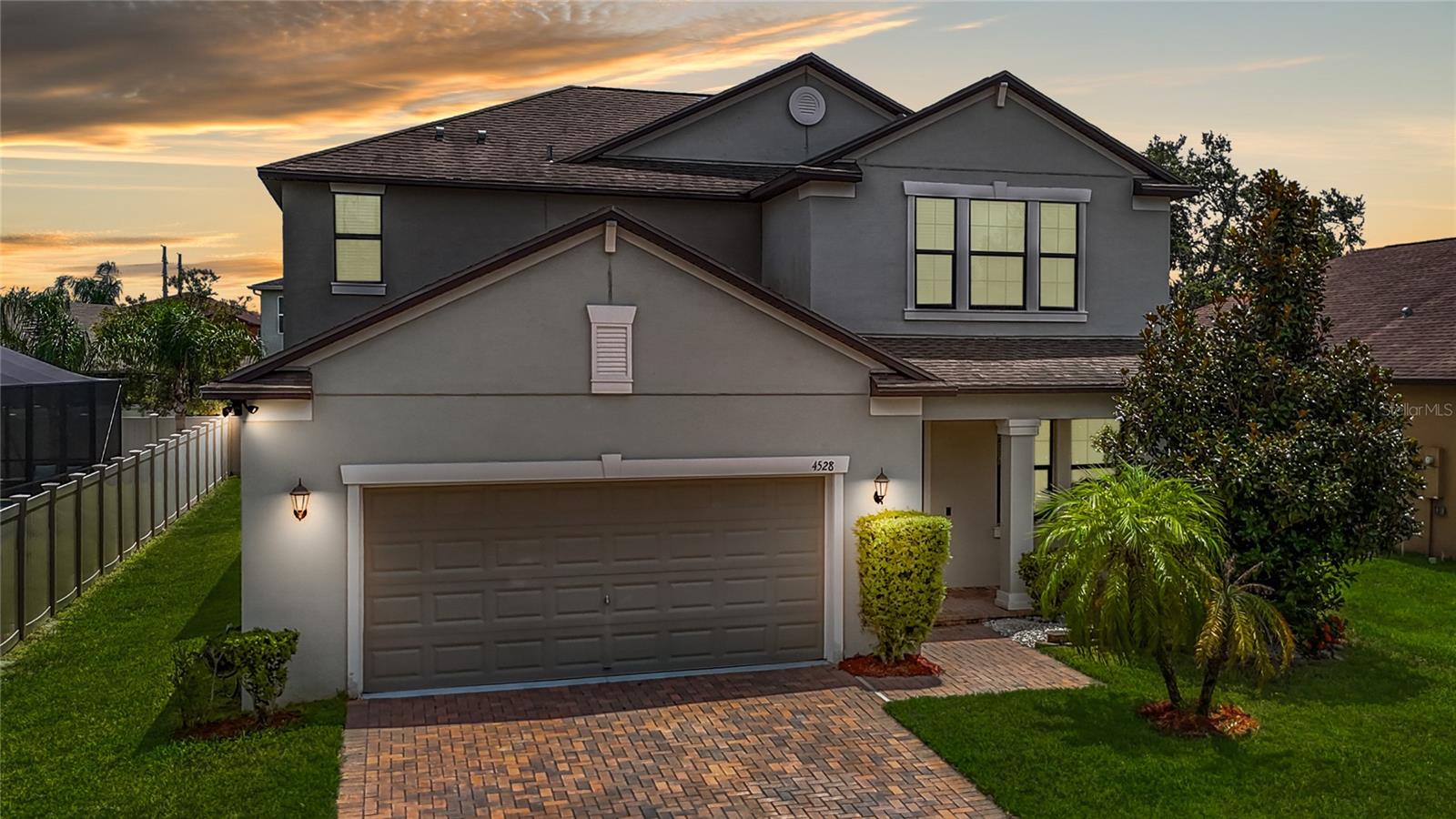 Tucked away on a quiet cul-de-sac in the desirable Provence neighborhood of Meadow Pointe IV, this 4BD/3BA stunner offers over 2,500 square feet of beautifully designed living space! Step into a bright, open floor-plan where the stylish kitchen shines with rich wood cabinetry, stainless steel appliances, a walk-in pantry, and a spacious breakfast bar, perfect for morning coffee or evening entertaining! The kitchen flows into a generous great room and out to a covered patio, creating the ultimate setup for indoor-outdoor living. Downstairs features a private bedroom and full bath, ideal for guests, an office, or flex space. Upstairs, a spacious loft leads to the luxurious owner’s suite with a walk-in closet and dual vanities, plus two more bedrooms and a full bath. Enjoy resort-style amenities including a sparkling pool, fitness center, tennis and basketball courts, and a playground. Just minutes to I-75, Wiregrass Mall, Tampa Premium Outlets, top-rated schools, and more, this home has it all! Schedule your private showing today and make this Wesley Chapel gem yours! ***Age of A/C - 7yrs, Age of Roof - 7yrs