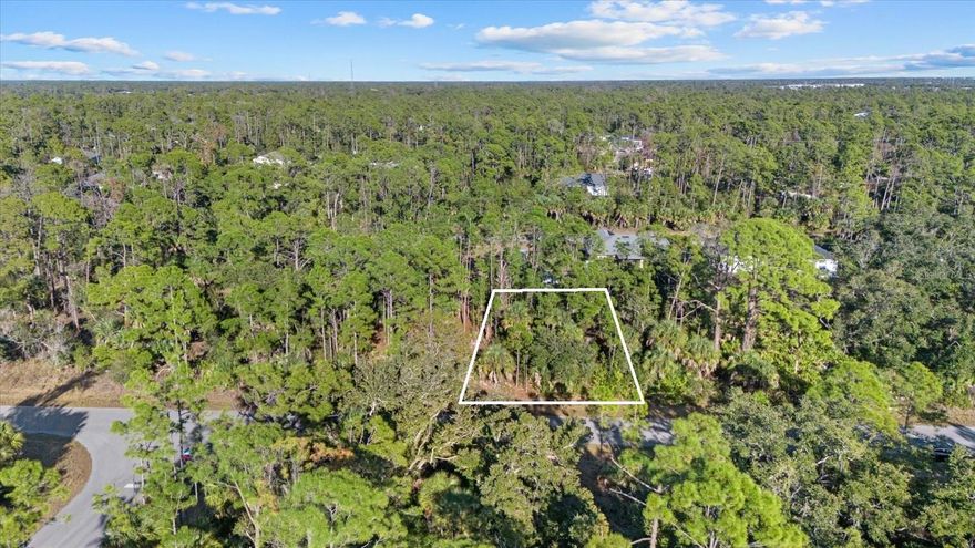 Build your Florida dream home on this vacant residential lot located on Cannell Ln in Port Charlotte, offering a private, low-density setting with very few surrounding homes. Enjoy a peaceful atmosphere while still being just minutes from North Port, shopping, dining, and everyday conveniences. The property is also close to Warm Mineral Springs, with easy access to US-41 and I-75 for commuting, beaches, and area attractions. No HOA, making this an ideal opportunity for a custom home, seasonal retreat, or long-term investment.