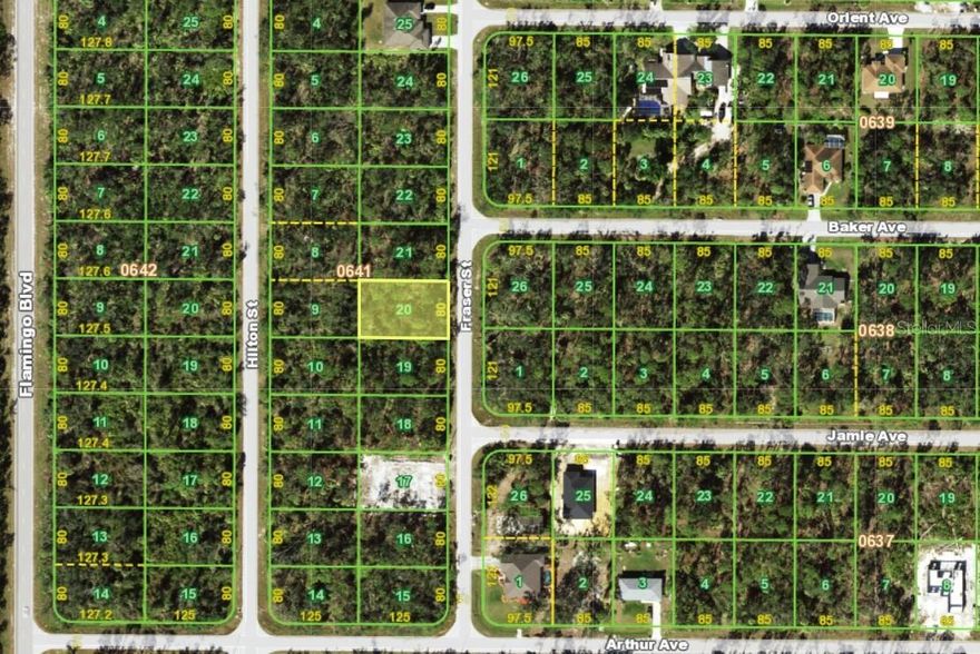Build your next project in a growing area of Port Charlotte with this set of three adjacent residential lots located on Fraser Street. Each lot is being marketed individually but intended to be sold together with the adjoining parcels at 2177, 2185, and 2193 Fraser Street, offering an excellent opportunity for a larger homesite, multi-lot investment, or builder package. The lots feature level terrain and convenient access to public roads, nearby utilities, shopping, dining, and medical facilities, with easy connections to US-41 and SR-776. Zoned RSF3.5 (Residential Single Family), these parcels provide flexible options for new construction in a well-established neighborhood. Buy one lot or all three to maximize potential and space — inquire today for full details on combined purchase options and parcel specifics.