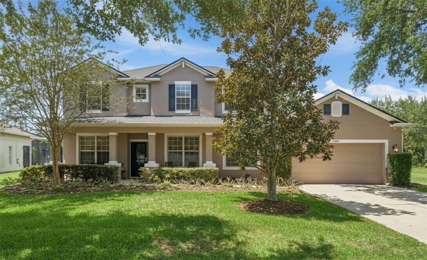 WELCOME HOME to this beautiful move-in ready 5 bedroom, 3.5 bath saltwater POOL home nestled in the sought after Westfield Lakes community! Perfectly blending comfort, style, and the very best of Florida living. From the moment you enter, you’ll appreciate the spacious and thoughtfully designed floorplan featuring a private home office, formal living room, formal dining room, and an expansive main living area enhanced by rich wood flooring and an abundance of natural light throughout. The heart of the home is the stunning gourmet kitchen, complete with granite countertops, 42-inch cabinetry with crown molding, a walk-in pantry, oversized center island, stainless steel appliances, breakfast bar, and plenty of prep space. The kitchen flows seamlessly into the main living area with French doors opening directly to the expansive screened lanai, creating the ultimate indoor outdoor lifestyle. Step outside to your own private outdoor oasis featuring sparkling heated saltwater pool overlooking a tranquil pond and conservation area with no rear neighbors. Upstairs, you’ll find a large loft area and 4 additional bedrooms. The primary suite serves as a true retreat, featuring a tray ceiling, dual walk-in closets, and a ensuite bath complete with dual vanities, soaking tub, and a separate walk-in shower. Enjoy peace of mind with a NEW ROOF (2022) and a fully updated saltwater pool system featuring a new pump, salt cell, and filter housing. Residents of Westfield Lakes enjoy outstanding community amenities including two playgrounds, tennis courts, and fishing docks on scenic Lake Beulah. Conveniently located just minutes from top-rated schools, shopping, dining, major highways, biking and walking trails, and everything that makes Central Florida living so desirable. Schedule your private showing today!