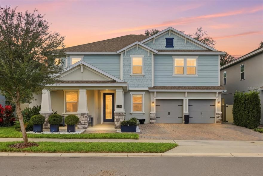 MOVE-IN READY | EASY OWNER FINANCING AVAILABLE | FURNITURE NEGOTIABLE WITH PURCHASE

Welcome to an exceptional opportunity in the heart of Winter Garden’s highly sought-after Wincey Groves community. This beautifully upgraded Sweetwater model by Dream Finders Homes, built in 2021, offers over 4,700 square feet of refined living space with 7 bedrooms and 4.5 bathrooms, plus two additional flex rooms that can easily convert this home into a 9-bedroom layout. Thoughtfully designed for both everyday comfort and elevated entertaining, this move-in-ready residence delivers a rare combination of space, sophistication, and flexibility in one of Central Florida’s most desirable locations.

From the moment you arrive, the home’s enhanced elevation, extended driveway, and welcoming front porch set the tone for what awaits inside. The open-concept floor plan is filled with natural light and showcases 9-foot doors, soaring ceilings, upgraded engineered hardwood flooring, and expansive sliding glass doors that create a seamless indoor-outdoor flow.

The primary suite is conveniently located on the main level, offering a private retreat complete with additional windows, a spa-inspired en-suite bath featuring a soaking tub for two, upgraded glass-enclosed shower, and refined finishes designed for relaxation. Also on the first floor are a private downstairs office, half bath, and a converted third garage space thoughtfully designed as a dedicated home gym, adding exceptional functionality and value.

At the heart of the home, the chef’s kitchen impresses with an oversized gathering island, quartz countertops, wrap-around cabinetry, double ovens, built-in microwave, farmhouse sink, under-cabinet lighting, and an abundance of storage—perfect for entertaining and daily living alike.

Upstairs, you’ll find the remaining bedrooms, including a Jack-and-Jill bathroom, generous walk-in closets throughout, and an expansive home theater/game room. Combined with the additional flex rooms, the home offers outstanding adaptability for multi-generational living, guest accommodations, or expanded work-from-home needs.

Additional features include smart-home technology, fiber-optic internet, a hardwired security system with cameras, dual AC units for optimal climate control, and both front and rear porches overlooking a private fenced backyard.

Ideally located near top-rated schools, community parks, and the vibrant Hamlin area’s shopping and dining, this home also offers a compelling financial advantage. The sellers are offering seller financing with 20% down and a 5.99% interest rate, providing flexibility and potential savings for qualified buyers.

Luxury, space, and opportunity converge here—schedule your private tour today to experience it firsthand.