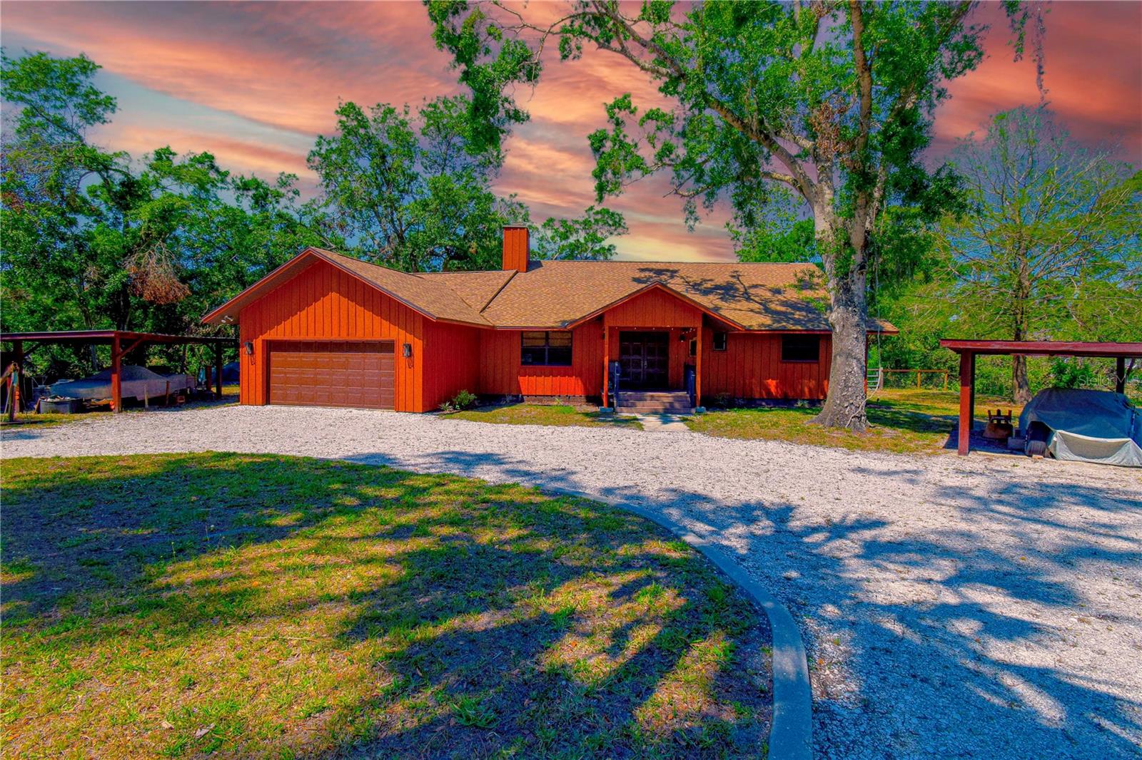 Location! Location! Location! Gated pool home situated on 2.9 acres in town, west of I-75, and close to Lakewood Ranch. No deed restrictions make it perfect for your RV, horses, and pet companions to enjoy a large private lot—almost 3 acres. Huge rooms throughout, including the kitchen, bedrooms, living room, Florida room, and an extra-long garage. Not in a flood zone, so no flood insurance is required. Roof replaced in 2017. Owner has survey. Easy access to SR70, I-75, and SR64. This home feels like your own private getaway but is close to everything. The lot is huge and extends behind the home, making it perfect for horses or just a space for your children and pet companions to play. Refer to the very last photo for a complete floor plan with room dimensions. View the virtual open house online, available 24/7, by clicking on or copying and pasting the following link: https://www.zillow.com/view-imx/6fb25dbd-591c-49c9-a28d-04305c2ce2e7?setAttribution=mls&wl=true&initialViewType=pano&utm_source=dashboard