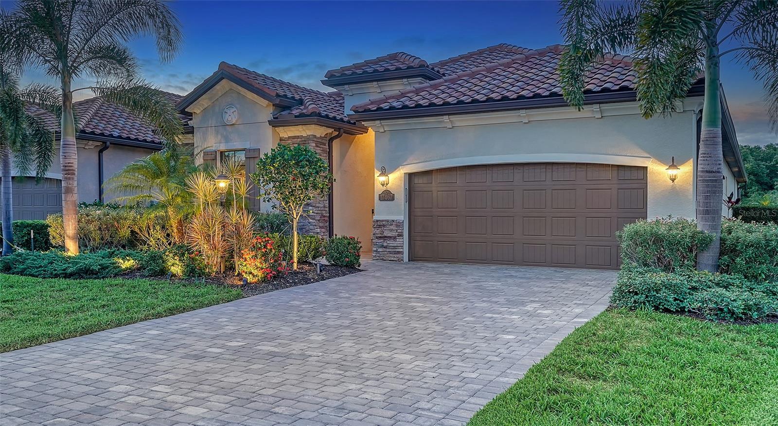 Welcome to Paradise! Be our guest and enjoy Florida living at its best in this lovely 4 bedroom 3 bathroom home with room for the whole family. This stunning home is located in the Golf Community of Lakewood National offering outstanding resort style amenities. This property has everything you need for the perfect vacation ~ Seasonal and Annual guests welcome. This amazing large kitchen is the heart of this home and is well stocked. Prepare amazing meals on the huge kitchen island while entertaining your guests. The master suite offers a beautiful ensuite bath with double sinks, huge walk-in shower and soaking tub with private access to the lanai. The second bedroom offers a queen bed with en-suite bath and walk in shower, The third is an office/den with a desk and a queen pull out sofa that can be used for additional guest quarters. The 4th bedroom is at the front of the home and offers a queen size bed with bath close by. This stunning home lends itself to fun and entertainment with an open floor plan and upgrades galore. Relax and unwind in this lovely tropical oasis that offers peaceful green-space views from your very own lanai with private heated pool and spa. This home also features an outdoor a built in grill! Navigate the 36 hole Arnold Palmer designed unique and challenging GOLF COURSE. Amenities also include an on-site TIKI BAR/RESTAURANT, FITNESS CENTER, RESORT STYLE SWIMMING POOLS WITH OUTDOOR GRILLE AND POOLSIDE SERVICE, A FULL SERVICE SPA , TENNIS COURTS, PICKLE BALL AND MORE! Golf/Amenities Membership transfer is available. Conveniently located to the interstate, University Town Center Mall, Sarasota Airport and all that Lakewood Ranch has to offer including Lakewood Main Street with dining, shopping, miniature golf, movie theatre, monthly Music on Main Street, Cultural Arts in downtown Sarasota and St. Armand's Circle and our stunning gulf beaches.