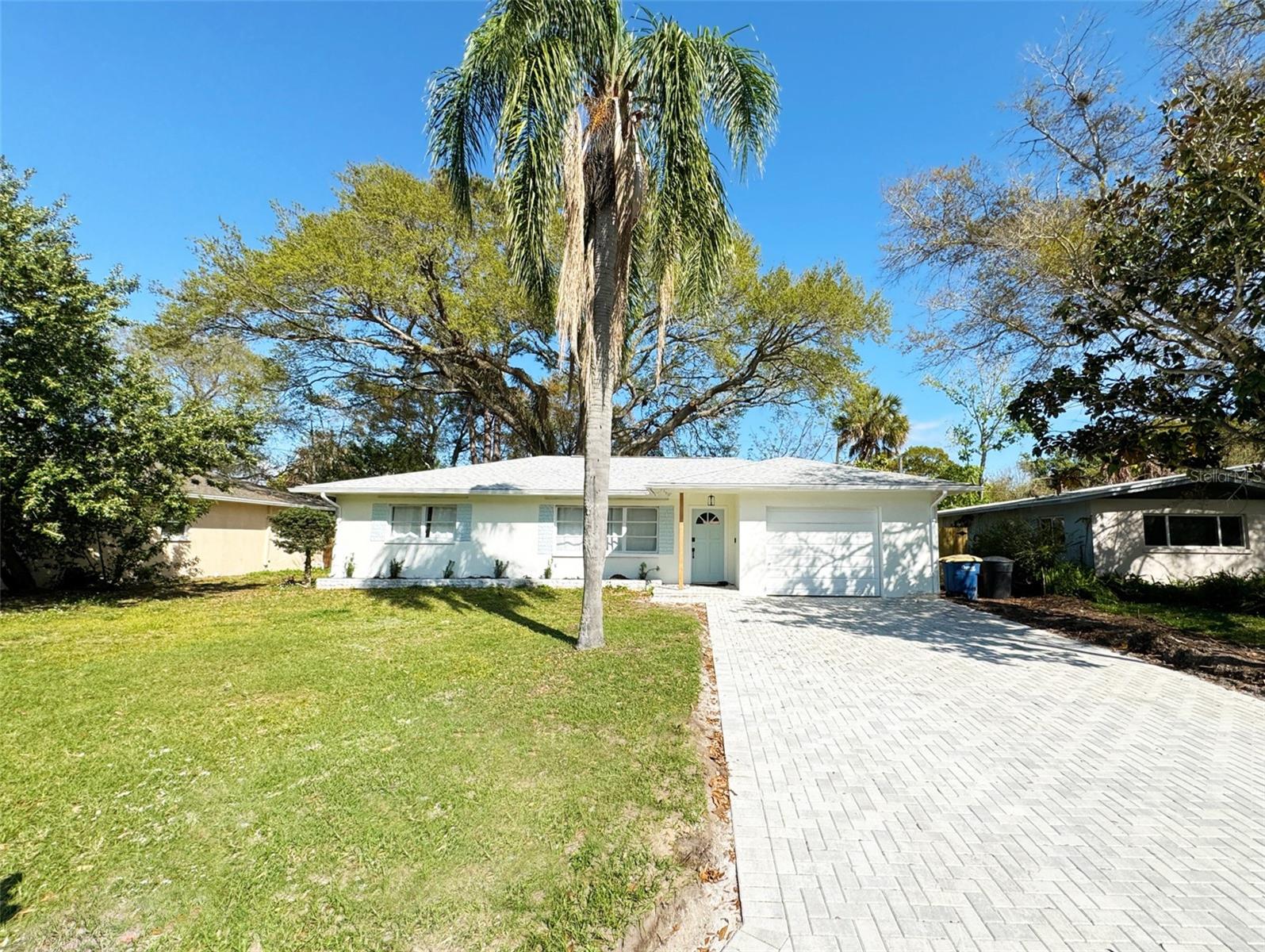 Available Now. 1+ Month lease, no corporate leases, no subletting allowed. PRICING: Month to Month Short Term: $5,495 per month / 6 Month Lease: $4,995 per month / 12+ Month Lease: $4,495 per month. Price is for fully furnished and turn key with everything you need. High and Dry - No Flood Zone. Everything you see in the photos is included in the rental price. This entire house was recently remodeled to the studs with smart LED lighting throughout, marble in bathrooms, granite kitchen, new toilets, plumbing, electrical, roof, hardwood floors, pavers driveway, Central A/C, 10x10 Ft Shed with AC, power and electrical (for storage, office, etc.). 5 Bedroom, 3 Bathroom house currently set up as 3 Bedrooms and 2 Offices. Perfect for two adults working from home with 2 dedicated offices. The property is fully furnished and turnkey for $4,495 per month (with a 12 Month lease) which includes everything you see in the photos. Tenant responsible for all utilities: Electric (varies), Water/Sewer/Trash (varies), Internet/Cable (varies). Newer everything throughout - new furniture, beds, sofa, dressers, desks, chairs, dining room table, appliances, 85 Inch main TV, Outside TV, BBQ grill Island, Heated Pool (as well as Cooling Pool in summer), Shed with A/C and electricity and large backyard. Half single garage for storage with an extra refrigerator (too small to park a car). Also comes with new sheets, pillows, towels, pots/pans, dishes, silverware, utensils, iron. Show up with just your suitcase of clothes and live in luxury only minutes to Clearwater beach. Please watch the full video by searching for "FOR LEASE - 111 N Cirus Ave., Clearwater, FL 33765" or contact us and we are happy to send the link. BEDROOM #1 (Sleeps 2): Master Suite with Master Bathroom One King Bed Stand up shower with sink and elongated toilet Illuminated Vanity Mirror and Defogger TV with streaming services Samsung stacked washer/dryer in walk in closet Sliding Glass door with direct access to pool BEDROOM #2 (Sleeps 2): 1 King Bed (Split King, or 2 Twin XL mattresses) BEDROOM #3 (Sleeps 2): One Queen Bed OFFICE/BEDROOM #4: One Sit/Stand Electric "L" Shaped Desk + Executive Office Chair Office Printer & Scanner OFFICE/BEDROOM #5: One "L" Shaped White Desk + Executive Office Chair Sink/wet bar Stand up shower and elongated toilet BATHROOM #2: Located in the hall between Bedrooms #2, #3 & #4 Elongated Sink with 2 Faucets Soaking Tub and Shower Illuminated Vanity Mirror and Defogger Elongated Toilet BATHROOM #3: (Located in Office/Bedroom #5) GARAGE AREA: Double wide paver driveway for 4 car parking Storage for tools, lawn equipment, etc. Extra refrigerator and freezer for food and beverage storage Note: There is no garage for parking WHOLE HOUSE: 3 Bedrooms plus 2 Offices (or 4 bedrooms plus 1 office/den), 3 Full Bathrooms, 1,701 square feet of air conditioned living space, 10x10 Shed with AC, Lighting and Electrical, 85 inch QLED 4K TV in main room, audio sound bar + subwoofer, 10,000 gallon heated/chilled deep pool (6.5 ft deep end) with sunshelf + 2 waterfalls + 2 bubblers, BBQ grill island with rotisserie, fire pit, formal dining area, outside sofas and TV, fully stocked kitchen with basic spices, pots, pans, coffee maker, drinking water filter, stacked washer & dryer, dishwasher, toaster, cooktop/oven, smart thermostat, smart lighting, security cameras, beach chairs, beach umbrella, and more.
