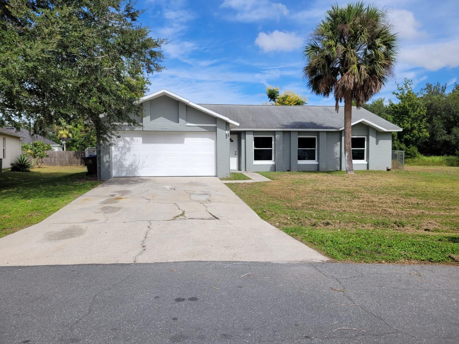 Welcome to this fully remodeled 3-bedroom, 2-bath home located in a quiet, established neighborhood. This move-in-ready property features a desirable split floor plan, offering privacy with the primary suite on one side and secondary bedrooms on the other. Enjoy an open, modern layout with waterproof laminate flooring throughout, brand-new 2025 A/C system, new garage door, and all-new interior doors.
The updated kitchen features stylish gray wood cabinetry, quartz countertops, a beautiful backsplash, and a spacious pantry with ample counter space. Both bathrooms have been completely renovated with contemporary finishes. An enclosed back porch with laminate flooring and ceiling fan offers extra space for entertaining or relaxing. Large fenced backyard—perfect for pets, play, or gardening.
Comunity park nearby and three minutes away from shooping, banks,gym restaurants and highway that connects to 192 and I 4. New theather coming soon!
Don’t miss this turnkey home with all the upgrades already done for you!