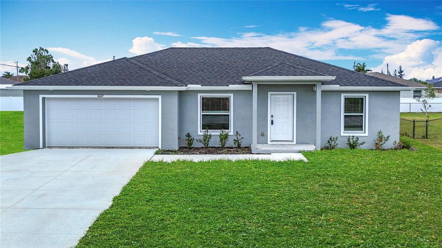 Welcome to your new home! This beautifully built 3-bedroom, 2-bath residence offers modern design, functional layout, and quality finishes throughout. Step inside to an open-concept living area filled with natural light, a spacious kitchen featuring brand new appliances, granite countertops, and custom cabinetry—perfect for entertaining or everyday living. The split-bedroom floor plan provides added privacy, with a generous primary suite offering a walk-in closet. 

Additional features include luxury vinyl plank flooring, a two-car garage, large yard ideal for relaxing or hosting guests. Located in a growing area with convenient access to shopping, dining, schools, and main highways. This move-in-ready home is perfect for first-time buyers, families, or investors looking for quality and value.