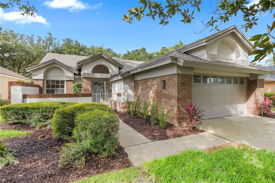 Welcome to this stunning 3-bedroom, 2 bath home in the desirable Georgetowne neighborhood of Winter Springs. Completely renovated from top to bottom, no detail has been overlooked. The home features a brand-new roof, new plumbing, fresh paint, luxury flooring, and fully updated kitchen and baths, giving you peace of mind and a truly move-in-ready lifestyle.

The thoughtfully designed split floor plan offers privacy, with all three bedrooms positioned at opposite ends of the home. At the heart of the home, the open-concept kitchen flows seamlessly into the spacious living and dining areas, creating the perfect space for both everyday living and entertaining.

Step outside to enjoy a large rear patio, complete with a side slider for easy access, ideal for gatherings or quiet evenings. The fenced in yard with brand new sod offers fresh curb appeal and a safe, welcoming space for family, friends, and pets.

Beyond your doorstep, you’ll love being located directly across from Trotwood Park, where recreation and relaxation meet. With its modern updates, prime location, and undeniable curb appeal, this home radiates good vibes and is ready to welcome its next owner.