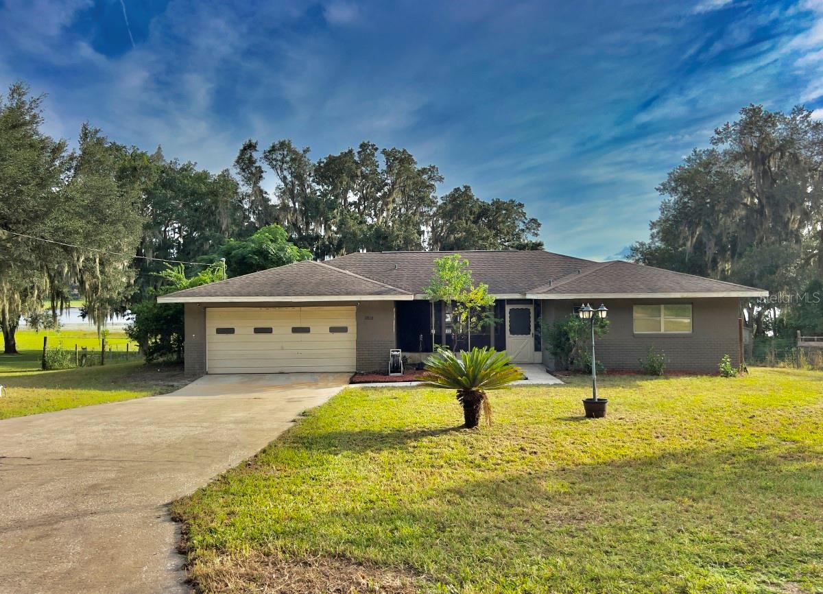 Lakefront Living at an Incredible Value
Welcome to your slice of Florida paradise! This 3-bedroom, 2-bathroom single-family home sits on a generous .63-acre lot right on Lake Bonable, offering panoramic water views and direct backyard access for fishing, kayaking, or simply enjoying breathtaking sunsets.
Inside, you’ll love the open kitchen featuring stainless steel appliances and granite countertops, plus peace of mind knowing all the major systems have been recently replaced: roof (2018), water heater (2018), well (2018), A/C (2023), and water softener (2023).
Step outside to a wooden deck overlooking the lake, the perfect spot for morning coffee or entertaining friends and family. Just blocks away, you’ll find the community center, gazebo, fishing pier, and playground—making this neighborhood as welcoming as it is scenic.
At 1,513 sq ft, this home offers comfortable living in a quiet, serene setting while still being close to everything you need. You’re only 10 minutes from Rainbow Springs State Park, a short drive to the Gulf of Mexico, and within easy reach of Ocala and Crystal River.
At just $325,000, this is one of the best values you’ll find on the water—perfect as a primary residence, weekend retreat, or investment opportunity.