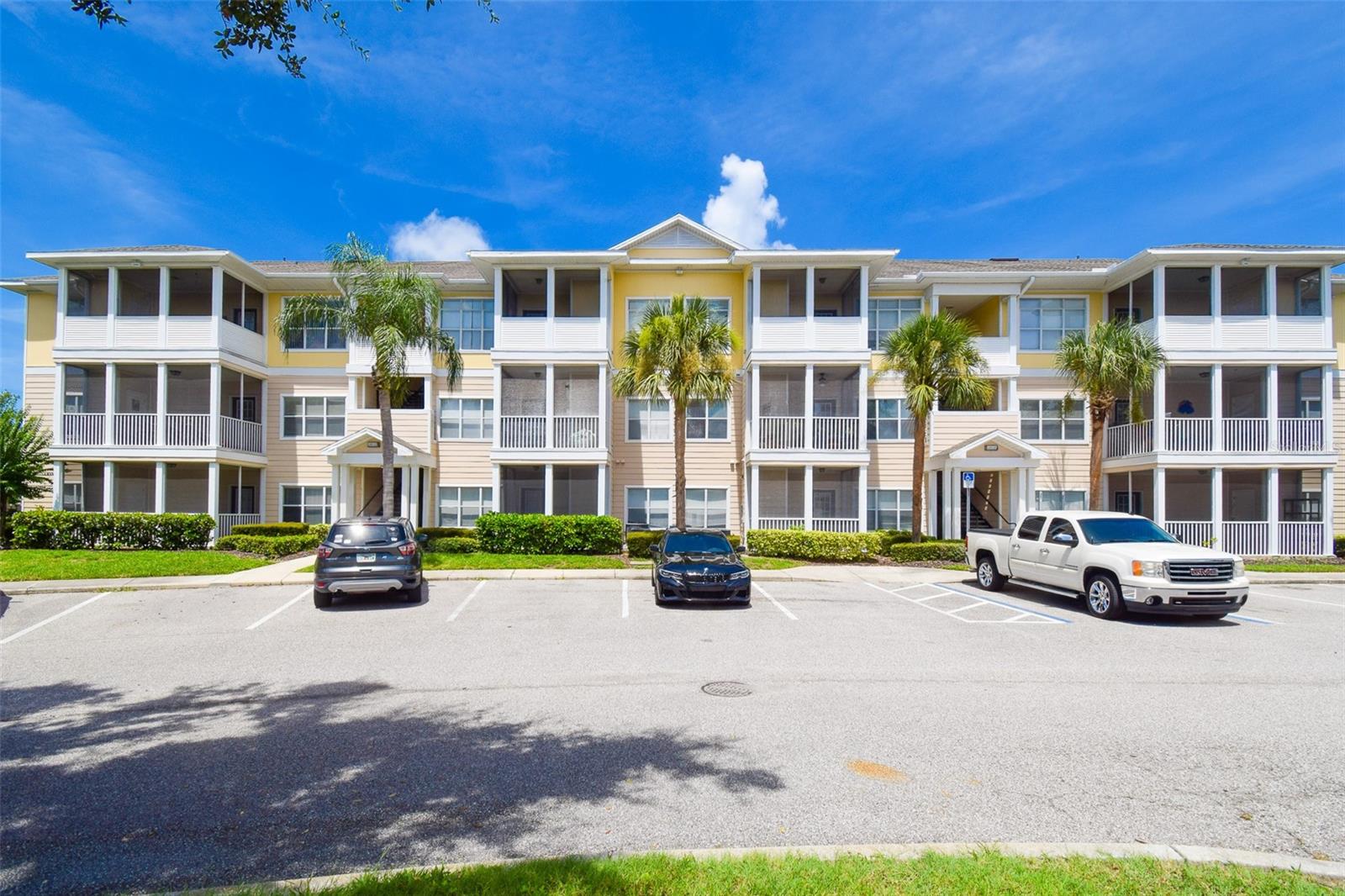 The Palms of Cortez offers a full resort-style gated community that provides both maintenance-free and stress-free living, with 24-hour gated entry and on-site security. This condo has one of the lowest maintenance fees, which includes building insurance, pest control, reserves for roof replacement covered by the HOA, lawn maintenance, and all exterior building upkeep including painting and pressure washing. It also covers the maintenance of all resort-style amenities, including a lavish pool, dual tennis courts and pickleball courts—it is marked for both. A fully equipped fitness center, children’s playground, and picnic pavilions with grilling/BBQ stations round out the impressive offerings. The clubhouse features a rentable event room with a full-service kitchen, media setup, and public restrooms. It can be reserved by community members for parties and events at no charge, just a refundable damage deposit. Make sure to check out all of the community photos. Relax on the enclosed screened porch—true worry-free living at its finest. The Palms of Cortez is pet-friendly (one pet up to 65 pounds; breed restrictions apply) and is located close to shopping, only 6 miles to Gulf beaches and Anna Maria Island. Convenient to Downtown Bradenton, Sarasota–Bradenton Airport, Ballroom Dance Studios, IMG Academy, GT Bray Park, I-275, and I-75. The community hosts a social events calendar with holiday parties, potlucks, and more. Nearby, you'll find dining, shopping, fishing spots, and entertainment venues. There’s even an on-site car wash station. No flood insurance required. View property online via the 24 seven virtual open house. Simply copy and paste the following link in your browser. It will allow you to walk virtually through the home looking at whatever you like, with floorplan and room measurements included. https://www.zillow.com/view-imx/97dce09b-6f6b-497c-b7ec-84fa3a1cb76f?setAttribution=mls&wl=true&initialViewType=pano&utm_source=dashboard
