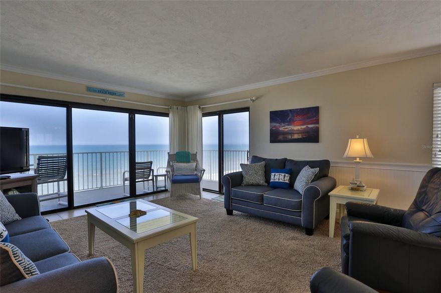 Condo, 2 Bedrooms, 2 Baths, (Sleeps 6)

Still available is Winter 2021! Still available Feb and March 2021 $4000/ month! Act now while it is available. 

Beautiful, luxury, penthouse unit at Shorehom by the Sea with a fantastic oceanfront view located on the non-driving portion of the beach. Fully furnished including washer and dryer.

A beautiful view of the ocean and beach greets you. A large flat screen cable TV with DVD/VCR is available for catching the latest movies, favorite shows, and sports. A high speed wireless internet connection is provided by Free Wifi. Comfortable leather recliners and colorful sofas welcome you to relax. Step out onto the balcony through sliding glass doors.

A roomy, well equipped kitchen satisfies both the gourmet cook and the quick and easy prepare. Granite counter tops are upscale and easy to maintain. The dining table expands as needed with a simple pop-up leaf. In addition to the normal range/oven and refrigerator/freezer, the kitchen has a microwave, dishwasher, garbage disposal, toaster, coffee maker, blender, crock pot, and waffle maker as well as a full set of cooking and eating utensils.

The master bedroom with its own view of the ocean has a king sized bed and large flat screen TV. A large walk-in closet is a welcome asset. The master bath features a Jacuzzi tub with shower and granite counter top vanity. The 2nd bedroom has a double bed and twin bed. It also features a flat screen TV with DVD player. The 2nd bath features a shower and granite counter top vanity.

The balcony is an inviting place to entertain. It’s also a great place to sunbathe or relax with a drink and snack or a good book. There’s a great view of the activity on the beach. ;LocationDescription: Condo ;CleaningFee: 135