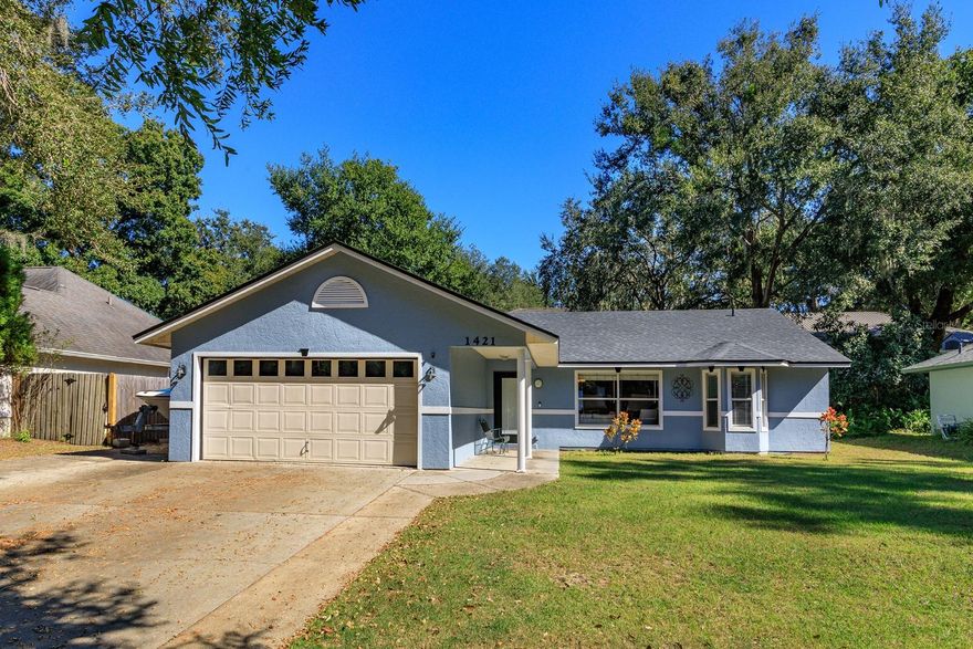 Welcome to this inviting 3 bedroom, 2 bath home nestled in one of Clermont’s quiet and established neighborhoods—perfect for families looking for comfort and convenience. This home features a bright open floor plan that makes it easy to stay connected, whether you’re cooking dinner, helping with homework, or hosting family movie night.

Located just moments from a beautiful community park with a baseball field, this home offers plenty of outdoor fun right around the corner. You’re also minutes away from major shopping centers, restaurants, and the stunning Clermont Chain of Lakes, where your family can enjoy boating, fishing, scenic walks, and weekend adventures.

Inside, you’ll appreciate the new flooring, new hot water heater, a well-maintained AC, and a 2022 roof, giving your family peace of mind and extra value.

The backyard is a perfect extension of your living space, featuring an additional storage building and a charming outdoor hangout area—ideal for barbecues, birthday parties, or simply unwinding at the end of the day.

This home blends comfort, location, and that warm neighborhood feeling—ready for the next family to make it their own!