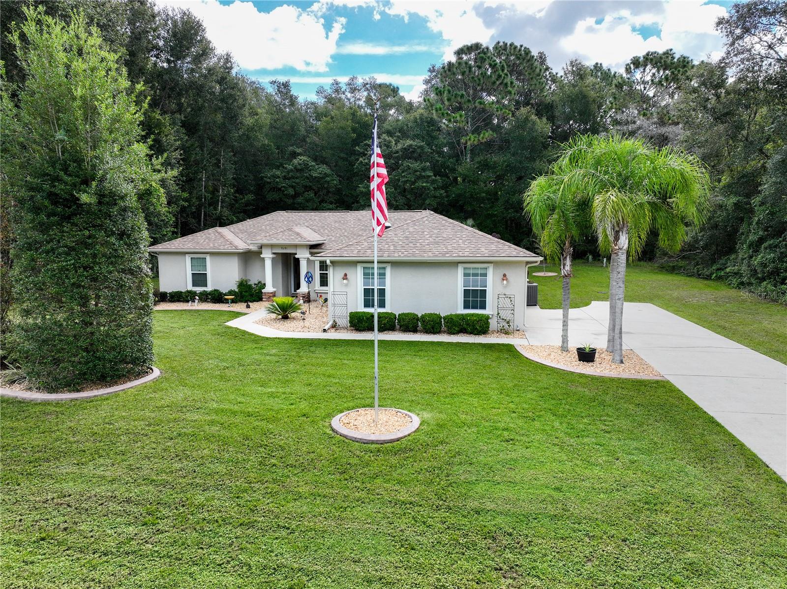 Welcome Home! This beautifully maintained 3-bedroom, 2-bath home offers 1,591 square feet under heat and air, complete with a large back porch area with double fans and ample space for all your back patio furniture leading to your sparkling pool and a fully enclosed birdcage for year-round enjoyment creating low pool maintenance(pool is a non heated salt water pool system). The low-maintenance landscaping is meticulously cared for, and the inviting foyer greets you with soaring ceilings. Inside, the living room flows seamlessly into the dining room and kitchen, creating the perfect space for entertaining. The home features durable wood-look flooring in all wet areas and plush carpet in the remaining rooms. Enjoy peace of mind with a recently installed architectural shingle roof (August 2025) and 2016 A/C.Worried about your power going out from storms, NOT HERE! You have a whole house generator(2021)
Also For pet lovers, the yard includes a dedicated dog run for your furry friends. This property combines comfort, convenience, and charm—ready for you to move right in!
Call for your private tour today!!
