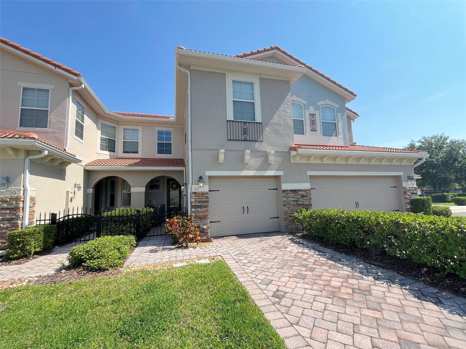 Discover modern living in this beautifully appointed 3-bedroom, 2.5-bath townhome with 1-car garage located in the sought-after gated community of Oviedo Park.
Step inside and experience an open-concept design perfect for entertaining or everyday living. The heart of this home showcases a chef-inspired kitchen featuring rich wood cabinetry, premium stainless-steel appliances, and elegant granite countertops complete with a convenient breakfast bar.
OUTSTANDING FEATURES:
Move-in ready condition with crown molding throughout the main living areas and tile flooring add elegant finishing touches. Private covered back porch with no rear neighbors for enhanced privacy. Inside laundry room and attached one-car garage with extended brick paver driveway for additional parking.
Upstairs, the spacious primary bedroom is full of natural light, has wood flooring, and includes a luxurious ensuite bathroom featuring both a relaxing garden tub and separate shower. 2 more well-sized bedrooms with wood flooring are found down the hallway
PRIME LOCATION: Conveniently situated close to Winter Springs, minutes from 417, near downtown Oviedo, University of Central Florida, Seminole State College, and abundant shopping, dining, and entertainment options.
COMMUNITY AMENITIES: Gated entry for added security, community swimming pool for recreation, and well-maintained grounds and common areas.
This townhome features a durable clay tile roof and offers the perfect combination of comfort, convenience, and community living. Don't miss this opportunity to own in one of Oviedo's premier neighborhoods!