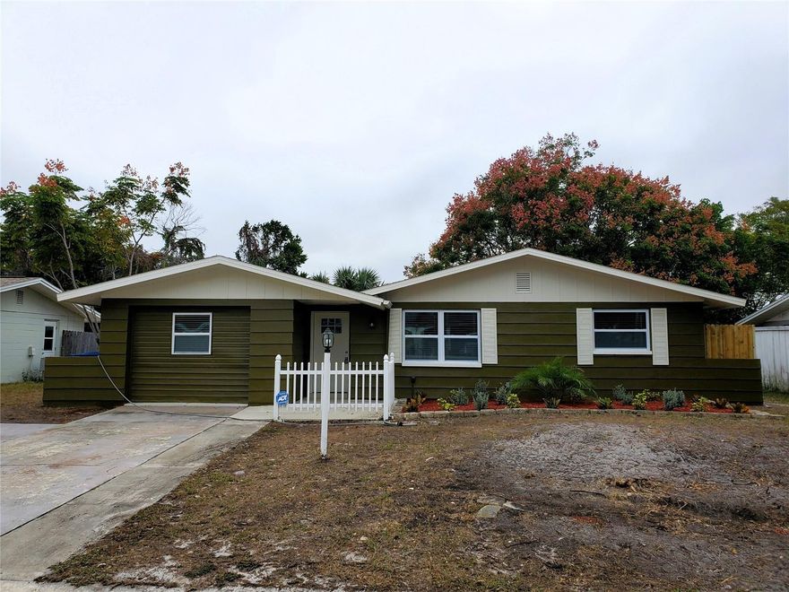 BEAUTIFULLY UPDATED and remodeled home located in Port Richey! This home offers 1171 sq of living space and won't disappoint your client. The house has been FRESHLY painted both inside and out, NEW Luxury Wood Like Vinyl for Easy Maintenance, NEW Tile in the Bathrooms, NEW kitchen cabinets with crown molding, undermounted sink and NEW granite counter top...and NEW and updated Stainless Steel appliances completes this Kitchen! NEW bathroom cabinets, NEW Toilets, NEW Plumbing fixtures, NEW Upgraded 6 Panels doors. NEW Hot Water Heater, ALL NEW Windows, NEW Fencing, AC was replaced in 2021.... and so much more!! The open floor plan makes this house great for entertaining friends and family.....Plus the large covered patio has NEW screening and is perfect for enjoying the Florida Lifestyle. This house is an easy SHOW and SELL so call today!!