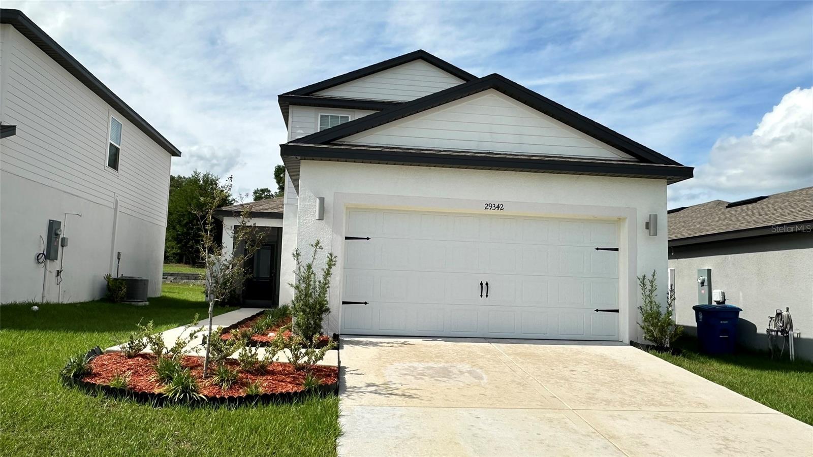 Immediately available, 5 bedrooms, 3.5 bathrooms, and a 2-car garage, offering over 2,251 square feet of thoughtfully designed living space the newly installed vinyl-fenced backyard provides privacy and a safe area for recreation. Upon entry, the open and inviting floor plan is accentuated by soaring ceilings a welcoming foyer. From here, can access the master suite the staircase to the second floor, a guest bathroom, and the main living area.
The spacious kitchen, dining room, and family room are located at the rear of the home, providing stunning views of the meticulously landscaped backyard, making an ideal space for entertaining. The main level showcases elegant laminate flooring, while the master suite and upstairs feature plush carpeting. The kitchen is equipped with a large island sink, abundant countertop space, and ample cabinetry, catering to culinary enthusiasts.
The main floor also includes the suite, which boasts a generous walk-in closet, dual vanity sinks, and a walk-in shower with an enclosure. Conveniently located nearby are the laundry room and garage access. On the second floor, are four spacious bedrooms, two full bathrooms, and an open loft area that can serve as a game room or additional living space, complete with its own storage closet.
The community offers amenities such as a playground and park area and is conveniently located near I-75 Cortez Blvd. With Disney just over an hour away and easy access to Tampa, Dade City, and Brook, this residence combines comfort with convenience.