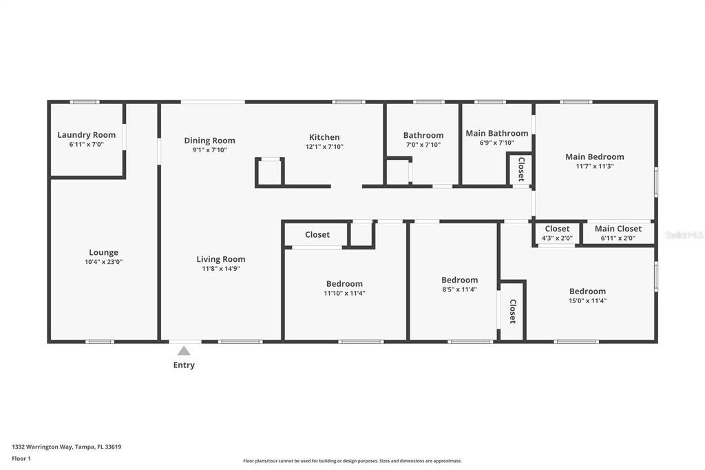 Photo of 1332 Warrington Way, Tampa, FL 33619 (MLS # TB8476162)