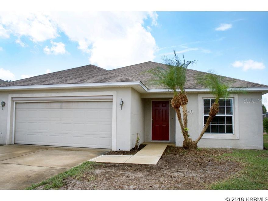 "PRE_FORECLOSURE" - Short Sale contracts subject to 3rd Party Approval. FANTASTIC POOL HOME IN TURNBULL BAY ESTATES! THIS BLOCK HOME HAS A GREAT SPLIT FLOOR PLAN. MASTER SUITE HAS A PRIVATE ENTRANCE TO THE POOL AREA, PRIVATE BATHROOM WITH TILED SHOWER, AND WALK IN CLOSET. THE LANAI IS COMPLETE WITH A SUMMER KITCHEN AND PLENTY OF SPACE TO ENTERTAIN, OR RELAX ALL BY YOURSELF. ATTACHED GARAGE, INSIDE LAUNDRY, BREAKFAST BAR, AND MUCH MORE. CHECK IT OUT TODAY!