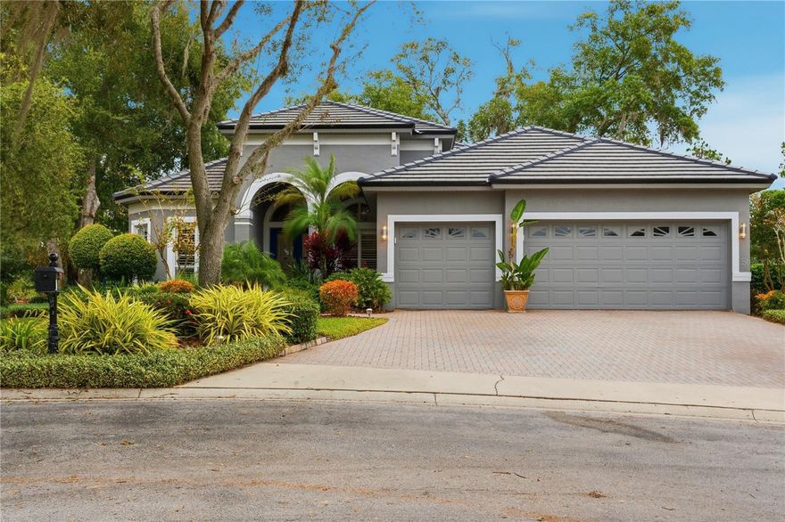 Welcome to 1173 Pallister ln, This move-in-ready home located in the sought-after guard gated community of Heathrow in Lake Mary. Situated on a pie-shaped .30-acre lot, this beautifully updated 3-bedroom, 3-bath home offers 2,848 sq, ft, of bright open living space with A new beautiful tile roof installed (12/2024). The modern interior features plank tile flooring throughout,plantation shutters, multiple double-pane doors with built in blinds, tiled niches, soaring trey ceilings, and a contemporary chef's kitchen with quartz countertops and sleek finishes. The expansive primary suite includes a generous seating area and a spa-like en-suite complete with double sinks ,a beautifully tiled doorless walk-in shower and a luxury stand alone tub. A dedicated office/flex room provides versatility for work or additional living space. French primary suite doors  lead out to the extra-large lanai, upgraded with etched plank tile for a stylish, non-slip surface. The backyard is fully fenced and professionally landscaped, offering privacy and serene outdoor setting.

Heathrow is a renowned golf-course community (optional club membership) where golf carts are welcome and residents enjoy miles of walking trails,a park and a fishing dock. Membership to the private country club provides access to tennis, golf,pool and dining. This home combines modern luxury with the best of Heathrow living - truly a must see.