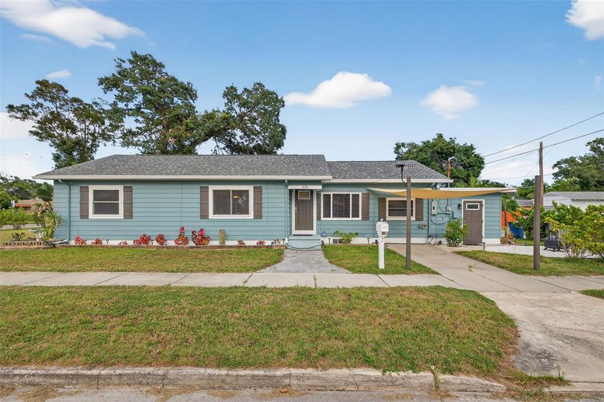 Set on a sunny corner lot in St. Petersburg’s sought-after Central Oak neighborhood, this beautifully remodeled residence offers modern design, everyday comfort, and versatile living options. Just minutes from downtown’s vibrant dining and nightlife and a short drive to the sandy Gulf beaches, this home perfectly balances city convenience with coastal relaxation.
Available as a full-home rental, this property includes both Unit A and Unit B for a total of 4 bedrooms and 3 full bathrooms. The main residence (Unit A) features three spacious bedrooms, two designer bathrooms, and an open-concept living and dining area that flows effortlessly into a stunning kitchen with birch wood cabinetry, quartz countertops, and stainless steel appliances. Engineered wood floors, custom lighting, and thoughtful finishes create warmth and character throughout.
The secondary unit (Unit B) offers an additional 1 bedroom and 1 full bathroom, along with private access and shared use of the laundry room. When rented together, tenants enjoy exclusive use of the entire property including a private laundry room, two covered driveway parking spots, and access to the fenced yard, wood-stained deck, and professionally landscaped outdoor spaces complete with accent lighting.
This setup is ideal for an extended family, an in-law suite, or anyone seeking extra space with the flexibility to host guests or explore subletting opportunities (subject to landlord approval). With recent updates including HVAC, plumbing, electrical, and impact-rated doors and windows this home offers both comfort and peace of mind in a prime St. Pete location.