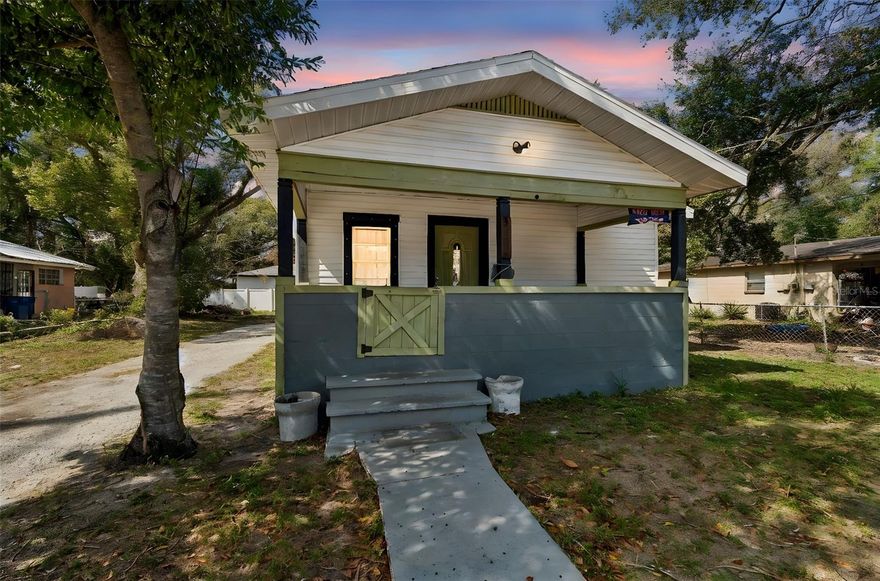Welcome to this 3-bedroom, 1-bathroom home located in the desirable Edgewood area of Tampa! Designed with an open floor plan, this inviting residence offers comfortable living and modern updates throughout. Inside, you’ll find newer (2023) flooring, fresh paint, and updated appliances that give the home a clean, contemporary feel. The thoughtfully updated kitchen provides extra countertop space, making meal prep and entertaining a breeze. The spacious living room is filled with natural light thanks to large windows that create a bright and airy atmosphere. All three bedrooms are generously sized, offering flexibility for family, guests, or a home office. Step outside to enjoy a backyard that’s perfect for entertaining or relaxing, while the covered front porch provides the ideal spot to sip your morning coffee and unwind. Previously tenant-occupied, this property offers excellent flexibility for first-time homebuyers or investors looking to expand their portfolio. The location is conveniently situated near shopping, dining, and quick access to I-4. Everyday essentials are just minutes away. Residents will love being close to schools, parks, and recreation, as well as Tampa’s top destinations such as Ybor City, Armature Works, Tampa Riverwalk, Water Works Park, the Straz Center for the Performing Arts, Tampa Museum of Art, Glazer Children’s Museum, and Curtis Hixon Waterfront Park. With easy access to the Selmon Expressway, I-275, and I-4, commuting throughout the Tampa Bay area is simple and convenient. This home perfectly blends residential comfort with city accessibility — schedule your showing today and see the opportunity for yourself!