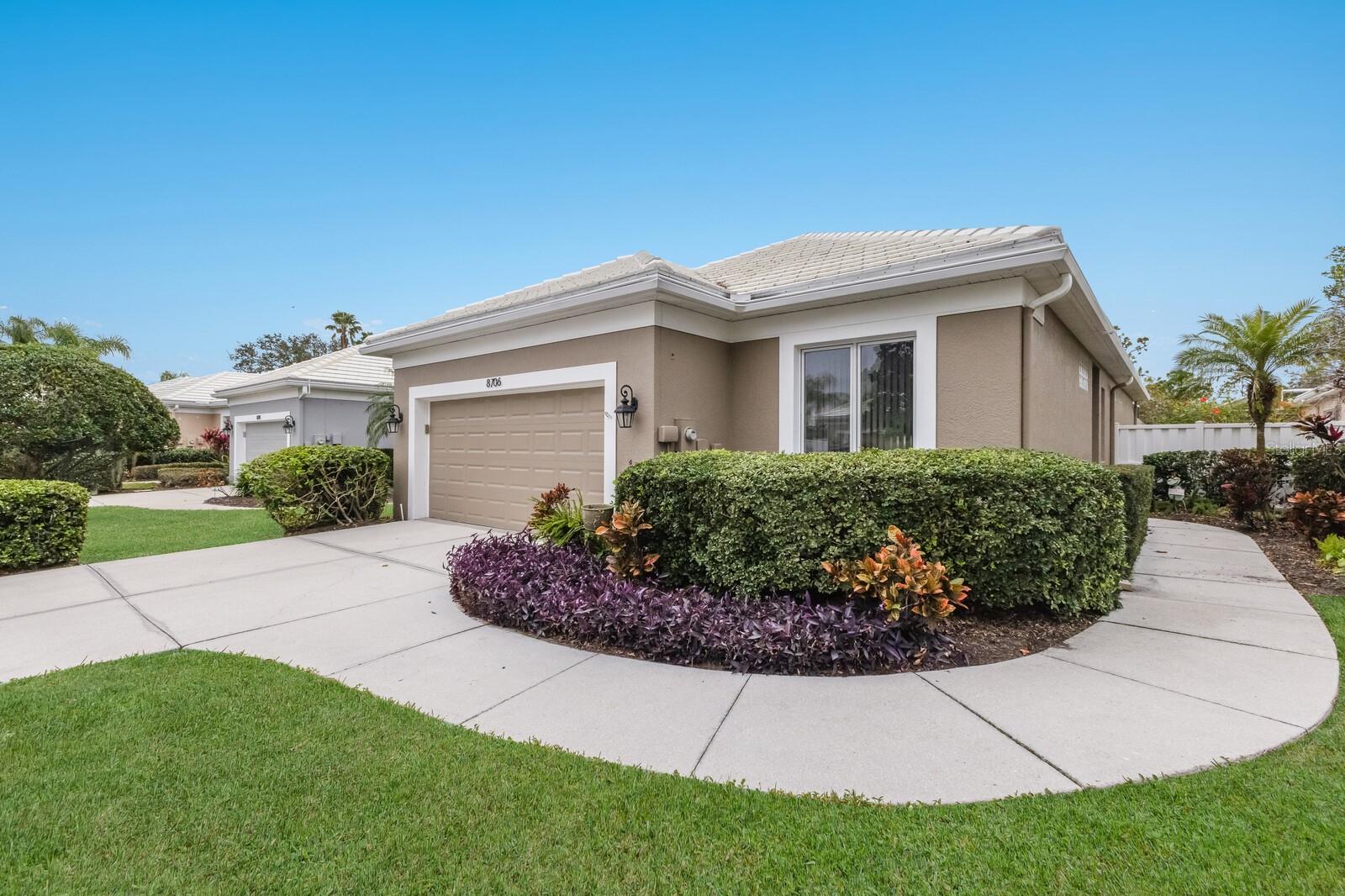 Welcome to this light and bright split floorplan home located in the maintenance-free section of Rosedale Golf & Country Club that can be available fully furnished for vacation home and rental possibilities.
Enjoy watching golfers warm up on the practice putting green and the activities at the first tee, all just steps from the clubhouse. The neutral kitchen features modern stone countertops and stainless steel appliances, with a breakfast bar and adjoining dining area that opens to the patio. Relax on the lovely lanai with a sparkling pool and sun sitting area - plus take in the amazing sunsets. The primary suite offers a spa-like bathroom with a walk-in shower and large walk-in closet. A versatile den/office currently serves as a bedroom and could be easily converted, while the private guest bedroom (currently used as a den) has a large closet and an adjoining bathroom. Additional features include a spacious 2-car garage with utility sink, a side patio perfect for gardening or grilling, and newer luxury vinyl flooring in the main entry and kitchen.
New roof (2020), and homes on the street were recently painted as part of the HOA fees in 2023.
Stay active with leisurely strolls along the tree-lined streets of this charming, walkable neighborhood, or navigate the friendly community on your personal golf cart. The community’s master HOA provides 24/7 security with two manned gates, and cares for common areas, lakes, roads, as well as offering internet, basic cable, common area taxes, and mailboxes. Immerse yourself in a vibrant social life at the Rosedale Golf & Country Club, offering optional social, tennis and golf memberships. The club features five lighted Har-Tru tennis courts, an 18-hole championship golf course, a Junior-size Olympic swimming pool, and a state-of-the-art wellness center. The recently modernized clubhouse includes a dining room, lounge, and bistro patio with an extensive menu, fostering a friendly and welcoming atmosphere.
Ideally situated, Rosedale offers proximity to downtown Bradenton, Sarasota, St. Pete, and Tampa, providing a diverse array of dining, shopping, beaches, arts, cultural, and sport experiences. Discover a lifestyle of luxury and convenience in this stunning Rosedale home.