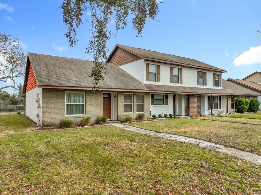 Price Adjustment just made!! One story Townhouse for Sale 2 bedrooms and 2 bathrooms end-unit in Citrus Oaks! This community offers a recreational building and pool that overlooks Lake Lotta. Tile flooring throughout the main living areas with carpet in the bedrooms. Ceiling fans in bedrooms. Great sunlight into the bedrooms and dining area. Roof was replaced in 2018, Windows replaced in 2010, Septic drain field replaced in 2014.  Hight ceilings. Walk out to a screened in back porch perfect for relaxing, with laundry room. Private rear driveway with two parking spaces. HOA ONLY $60 MONTHLY and LAWN SERVICE INCLUDED! Conveniently located to all shopping, dining (Winter Garden - Orlando) and theme parks. Enjoy use of community pool and clubhouse, tennis court, and basketball court. Gotha is a charming and historic community in Orange County known for its peaceful, small-town atmosphere while being just minutes from Orlando, Windermere, and major highways. Surrounded by lakes, mature oak trees, and green spaces, it offers residents a quiet, nature-filled lifestyle with a strong sense of community. Local highlights include a beautiful botanical garden, Gotha Park for outdoor recreation, and the popular Yellow Dog Eats, a beloved local dining spot. The area also provides access to well-rated schools, nearby shopping and dining, and convenient routes to downtown Orlando, making it an ideal choice for those seeking privacy, character, and a relaxed lifestyle without sacrificing accessibility. Location offers easy access to the 408/429 and the FLORIDA TURNPIKE. SCHEDULE A SHOWING TODAY!