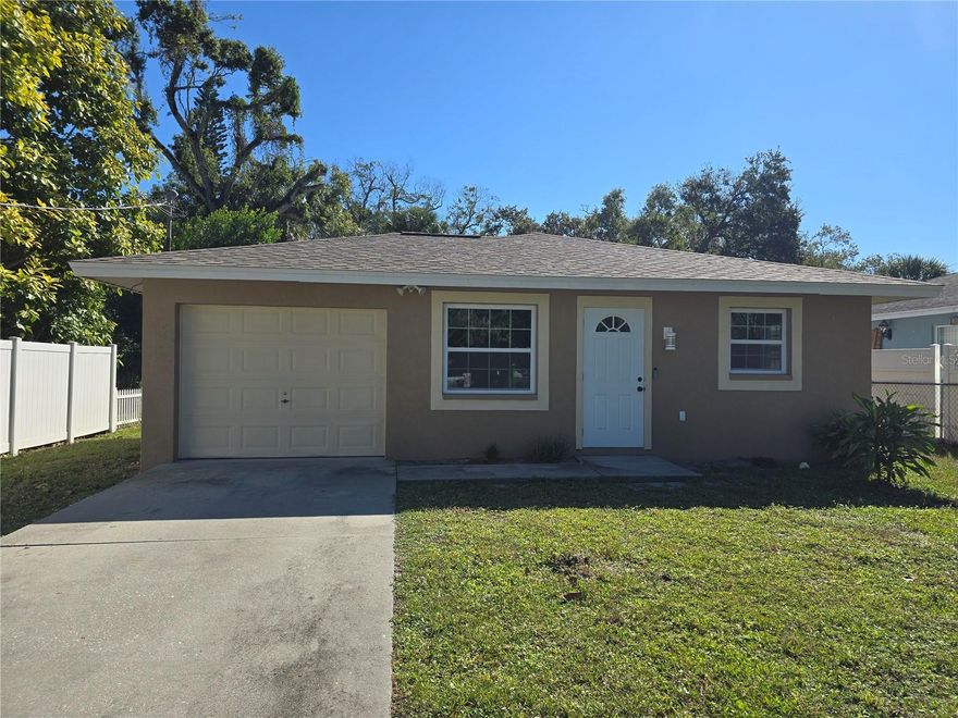 Like branc new 4 bedroom/2 bathroom home, completely renovated, upgraded Samsung appliances, new tile flooring throughout home, brand new roof, new AC.  Ready for new buyer, close to schools and shopping.   Nice, peaceful community.   Hurry, priced to sell.