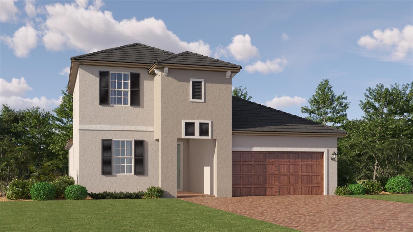 Under Construction. BRAND NEW HOME!! The collection’s only two-story plan centers on convenience. On the first floor, a flex room offers a place to explore hobbies, while the open design of the living room and nook provide a contemporary style that leads to an extensive lanai. The nearby owner’s suite is a tranquil escape, and upstairs, an additional bedroom and loft are perfect for guests. The Active Adult Manors is a collection of brand-new single-family homes exclusively for those 55+, for sale at the Prosperity Lakes masterplan community in Parrish, FL. Residents enjoy a wide range of onsite amenities exclusively for active adults, including a clubhouse, swimming pool, tennis court, fitness center and green space. Close by are Little Manatee River for outdoor adventures, numerous championship-level golf courses and Gateway Commons, an 83,000-square-foot retail center for upscale shopping, dining, and entertainment. Prosperity Lakes is less than 7 miles from the I-75 highway and I-275 interchange to offer easy access to Tampa Bay, Bradenton, Sarasota and St. Petersburg. Prosperity Lakes is an amenity-rich Lifestyle community offering new homes for active adults 55+ to enjoy seasonally or year-round in beautiful Parrish, FL. Prices, dimensions, and features may vary and are subject to change. Photos are for illustrative purposes only.