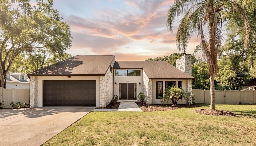 One or more photo(s) has been virtually staged. Welcome to 3304 Moran Rd, a rare Carrollwood retreat where space, privacy, and everyday convenience come together on one of the area’s hidden gem streets. This beautifully updated 4-Bedroom, 3-Bath, Pool (Heated & Salt Chlorinated) Home offers 3,496 sqft of living space on a 1/2 acre lot overlooking a tranquil pond with no rear neighbors, no HOA, and no CDD fees. The freshly painted exterior creates standout curb appeal, while the expansive driveway and side yard provide plenty of room for additional parking, boats, RVs, or recreational toys.

Inside, you’ll find a light-filled floor plan designed for both comfortable living and entertaining. Wide open gathering spaces feature stylish luxury vinyl plank flooring, soaring ceilings, oversized windows, and a dramatic floor-to-ceiling fireplace that anchors the main living area. The fully renovated kitchen is a true centerpiece with quartz countertops, an oversized island, abundant shaker cabinetry, subway tile backsplash, stainless appliances, double wall ovens, and generous prep and storage space.

The first floor also includes multiple living and dining area options for you to choose from, a full guest bathroom, and an incredible Florida room lined with sliding glass doors that seamlessly connects indoor and outdoor living while capturing beautiful pool and pond views. This featured Florida room can serve as another living room option, playroom, game room, fitness area, and more.

Upstairs, the spacious primary suite is a private retreat with French doors leading to an enormous deck overlooking the pool deck, backyard, and pond. Perfect for morning coffee or unwinding at sunset. The updated ensuite bath features dual vanities and an oversized walk-in shower with designer finishes and dual shower heads, one on each side. Guest bedrooms are generously sized, and one offers a unique loft-style feel ideal for a home office, creative studio, or flex room. While another guest room also has French doors that lead out to the shared deck with the primary suite. With all of the bedrooms upstairs you’ll thoroughly enjoy having the laundry room with sink, countertop, and storage conveniently located upstairs as well. This is not always found in homes like this around the area. But, it's of course always a desired feature!

Step outside to your screened-in pool enclosure with paver decking, ideal for year-round enjoyment, entertaining, or simply relaxing. Beyond the pool, the large backyard stretches to the peaceful pond, creating a setting rarely found in Carrollwood. An additional bonus, This natural setting sets the table for sightings of ducks, bird varieties, and even bunnies that also call this place home. A gated storage area with shed adds even more functionality. The wide expansive side yard also provides the perfect area for dog runs, running football routes, playing catch, sport court, playground, etc… Numerous possibilities await your creative use for this massive area!

Additional improvements include newer HVAC systems, updated insulation, well filtration system, and modern finishes throughout. This is a rare opportunity to own a move-in ready home with land, water views, no deed restrictions, and an unbeatable central Tampa location close to shopping, dining, parks, schools, and major commuter routes.

But, wait… There’s more! Buyers will get to choose their own flooring selection... ***SELLER IS PROVIDING A $5,000 CREDIT TOWARDS CARPET REPLACEMENT ON THE 2ND FLOOR***