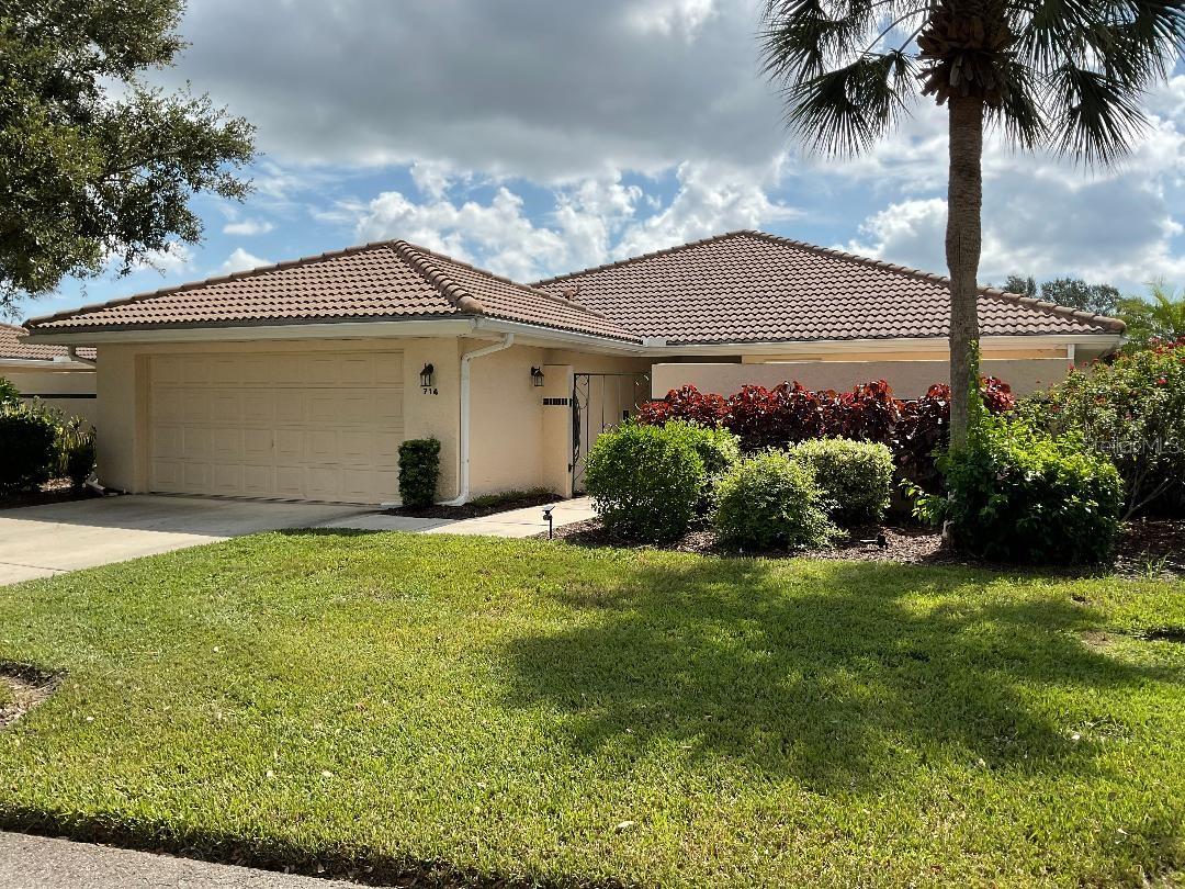BEAUTIFULLY RENOVATED HURRICANE IMPACT WINDOWS NEW TRAVERTINE FLOORS throughout this open 3 bedroom floor plan professionally painted OUTSIDE AND INSIDE with smooth ceiling finishes, new baseboards and custom millwork. The kitchen and bath surfaces all replaced with granite in kitchen and baths. ALL NEW KITCHEN STAINLESS FINGERPRINT PROTECTED APPLIANCES. NEW HVAC. New custom raised panel cabinetry kitchen and baths. NEW WASHER/DRYER, WINE REFRIGERATOR AND NEW HOT WATER HEATER. Primary bed and ensuite bath has a new walk in shower all new toilets . You will love the view of the sparkling lakefront from your screened lanai perfect for relaxing and entertaining. You will be living behind the security gates in this maintenance free condo bylaw home. Optional golf membership to the popular PLANTATION GOLF AND COUNTRY CLUB provides a wonderful FLORIDA LIFESTYLE. Close to WELLEN PARK and Historic downtown Venice. Minutes to area beaches including Venice Beach known for finding shark teeth. Siesta key beach, restaurants and shopping. Casey key for a more personal and private beach going walking and nature seekers kayaking and fishing.