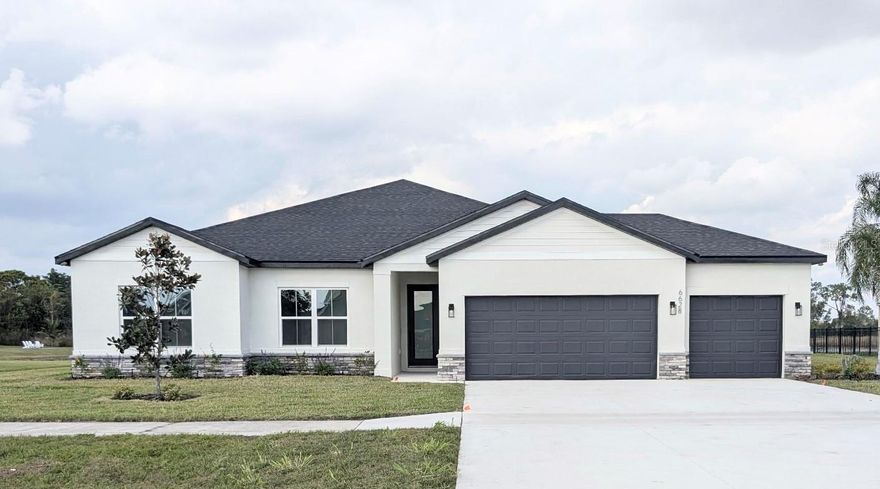 Brand New, Upgraded 4-Bedroom Home in Sun ‘N Lake Estates – Almost Move In Ready!
Welcome to this brand new, beautifully built home in the highly sought-after Sun ‘N Lake Estates! Featuring 4 spacious bedrooms, 3 full bathrooms, and a 3-car garage, this home offers modern living at its finest, with high-end upgrades and thoughtful design throughout.
Step inside to a bright, open-concept layout with spacious ceilings, tile plank flooring throughout with designer finishes. The chef-inspired kitchen boasts quartz countertops, stainless steel appliances, custom cabinetry, and a large center island—perfect for entertaining and everyday living. The owner’s suite is a true retreat with a spa-like en-suite bath, complete with dual vanities, a walk-in shower, and a spacious dual walk-in closet. Three additional bedrooms and two full guest bathrooms provide plenty of room for family, visitors, or a home office. Enjoy the convenience of a 2-car garage, modern fixtures, energy-efficient features, and plenty of storage. Outside, a covered patio invites you to relax and enjoy the Florida lifestyle. Located in the vibrant Sun ‘N Lake community, you’ll have access to top-rated golf courses, parks, walking trails, and more. Why wait to build? This turnkey new construction is ready for you now—don’t miss your chance to make it yours!