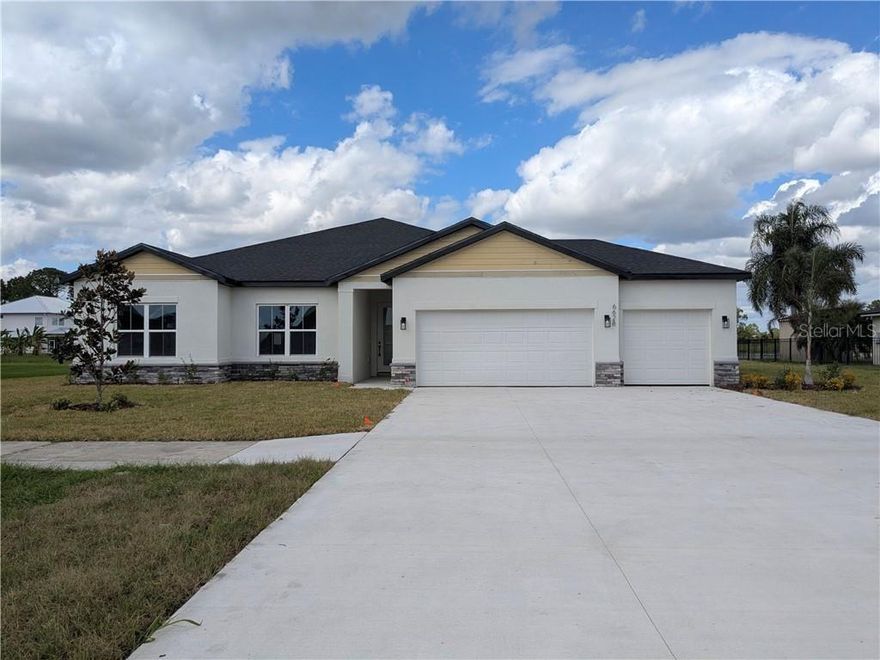 Brand New, Upgraded 4-Bedroom Home in Sun ‘N Lake Estates – Almost Move In Ready!
Welcome to this brand new, beautifully built home in the highly sought-after Sun ‘N Lake Estates! Featuring 4 spacious bedrooms, 3 full bathrooms, and a 3-car garage, this home offers modern living at its finest, with high-end upgrades and thoughtful design throughout.
Step inside to a bright, open-concept layout with spacious ceilings, tile plank flooring throughout with designer finishes. The chef-inspired kitchen boasts quartz countertops, stainless steel appliances, custom cabinetry, and a large center island—perfect for entertaining and everyday living. The owner’s suite is a true retreat with a spa-like en-suite bath, complete with dual vanities, a walk-in shower, and a spacious dual walk-in closet. Three additional bedrooms and two full guest bathrooms provide plenty of room for family, visitors, or a home office. Enjoy the convenience of a 2-car garage, modern fixtures, energy-efficient features, and plenty of storage. Outside, a covered patio invites you to relax and enjoy the Florida lifestyle. Located in the vibrant Sun ‘N Lake community, you’ll have access to top-rated golf courses, parks, walking trails, and more. Why wait to build? This turnkey new construction is ready for you now—don’t miss your chance to make it yours!