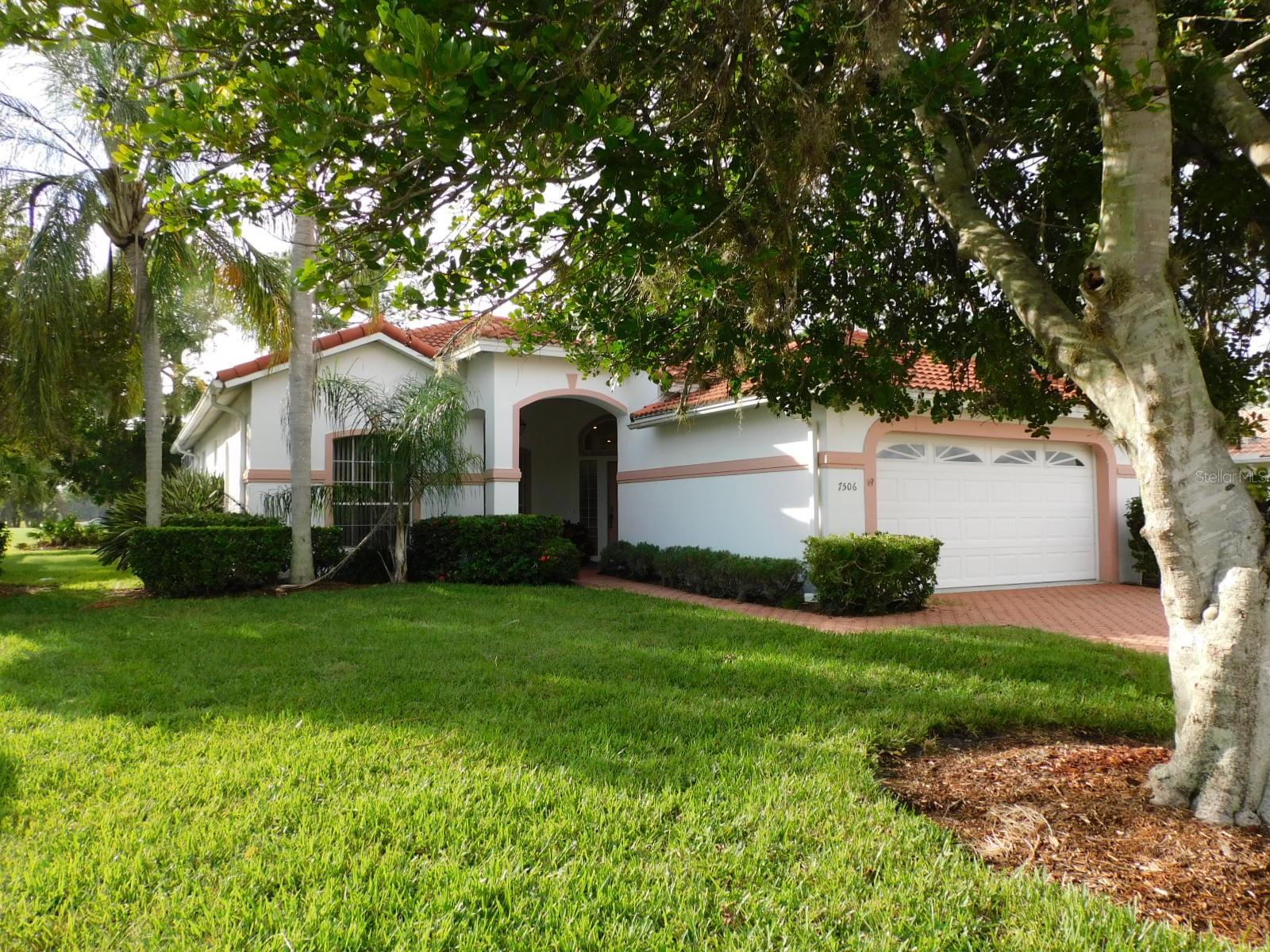 Turnkey furnished. Could be rented seasonally or annually. The rent for a long term leasse will be $3,500.00 monthly. Short tirm rent: $6000.00.
Beautiful golf course views from this Palmaire Fairway Lakes 3 Bedroom 2 Bath Furnished home! Private Pool, 2 Car Garage. King in Master Bedroom with walk in shower, soaking tub and large walk in closet. Queen Beds in 2 Guest Bedrooms. Fairway Lakes is located just a short golf cart ride away from the optional and private Palm Aire Country Club offering golf, tennis and social memberships. Located west of I-75, this community is a short drive to UTC Mall, SRQ Airport, downtown Sarasota and beaches! Small dog okay.